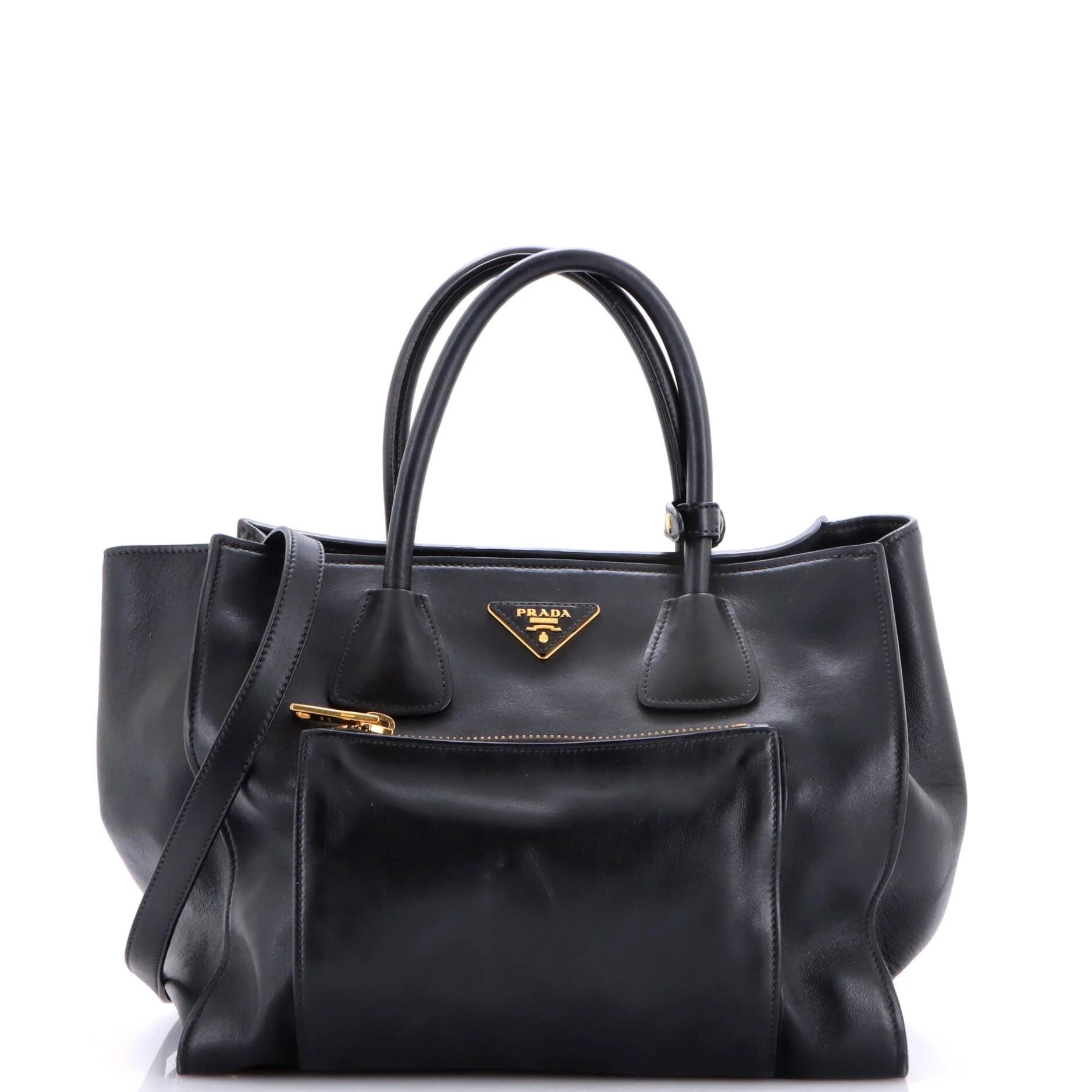 Leather tote