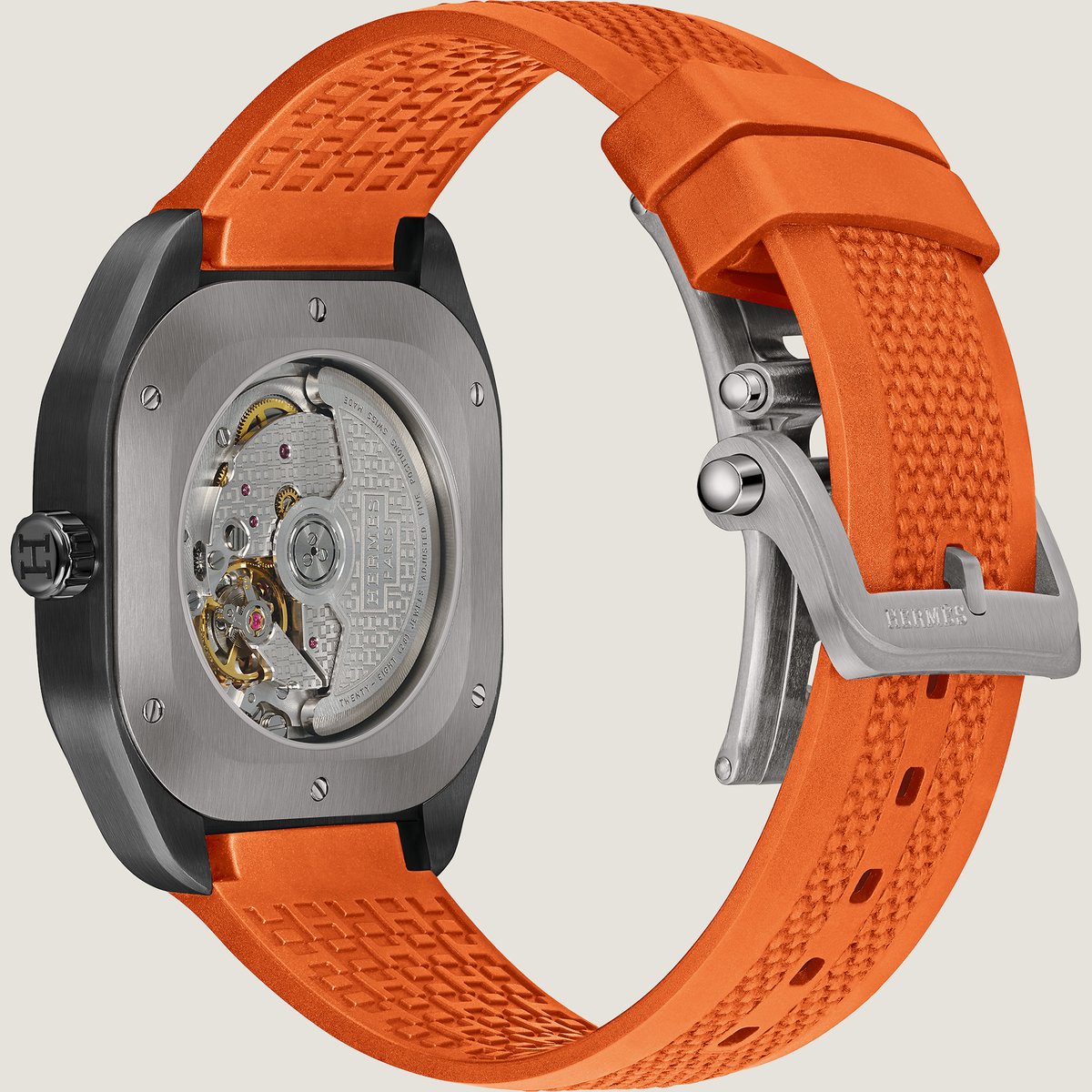 Sans Coloris Hermès H08 Watch, 42 mm