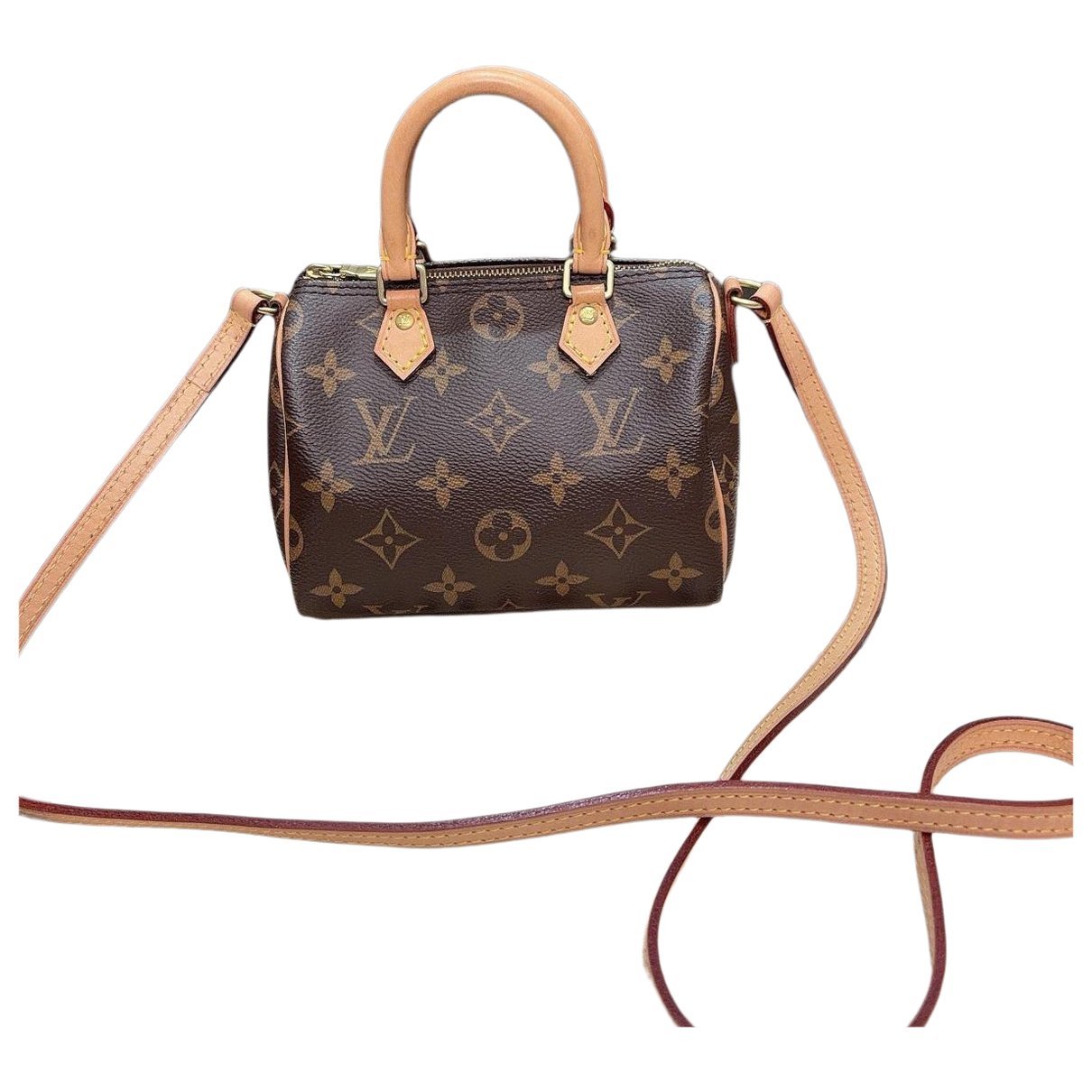 Speedy leather handbag