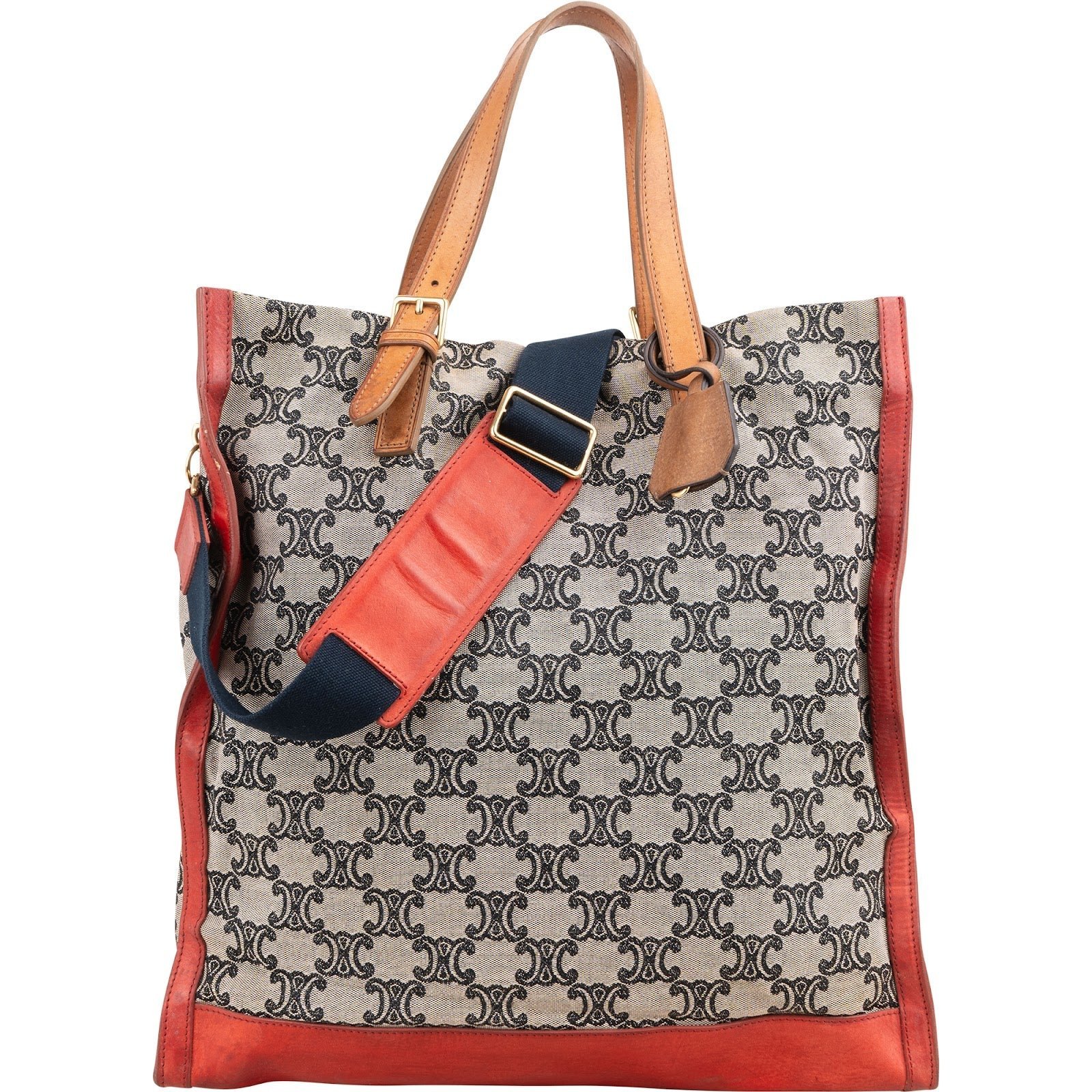 Triomphe leather handbag
