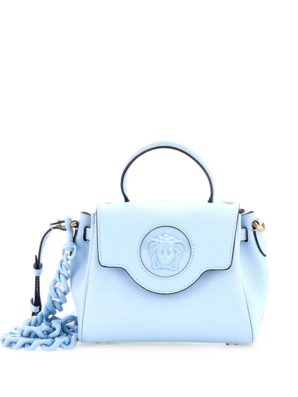 Versace La Medusa Top Handle Bag Leather Small satchel