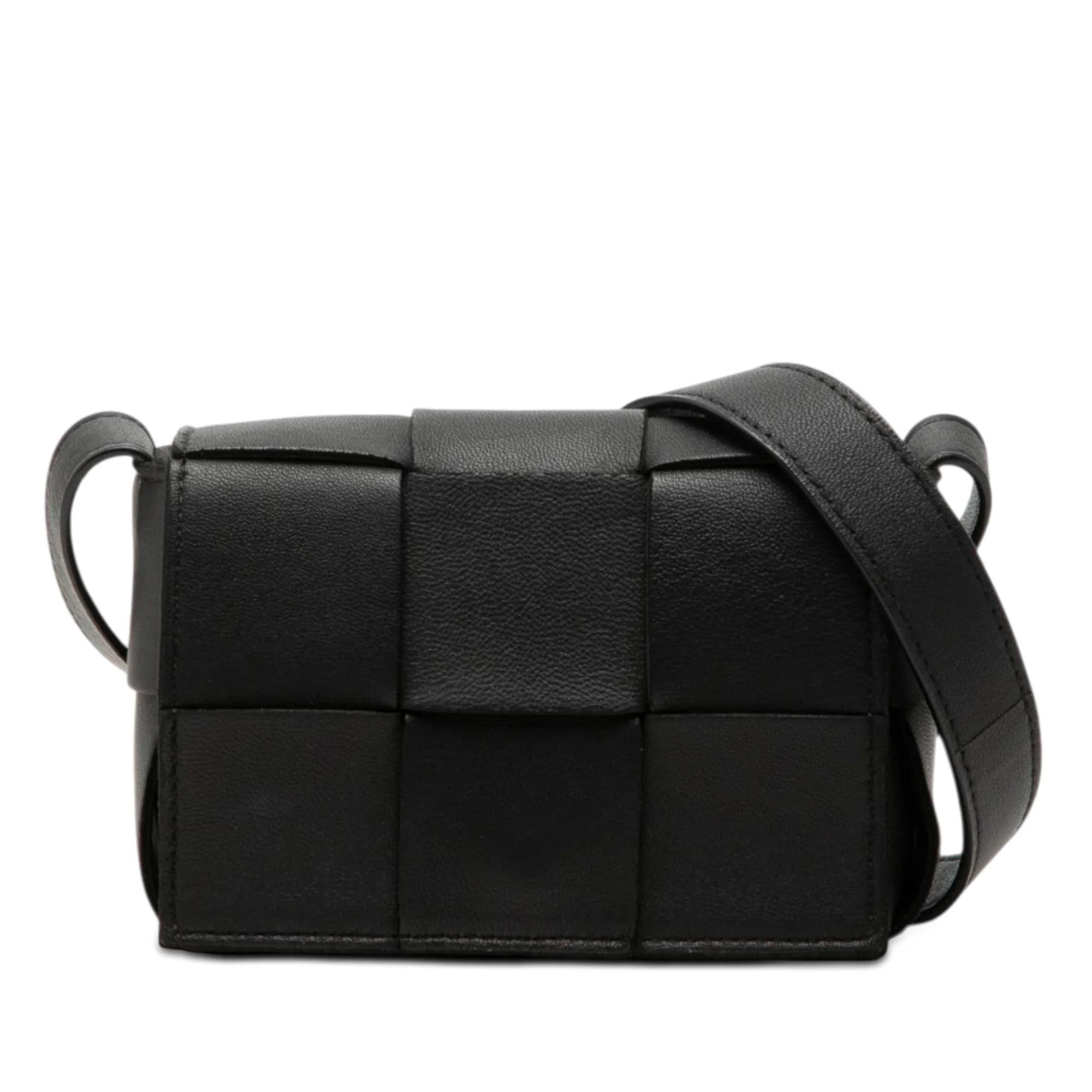 Cassette leather crossbody bag