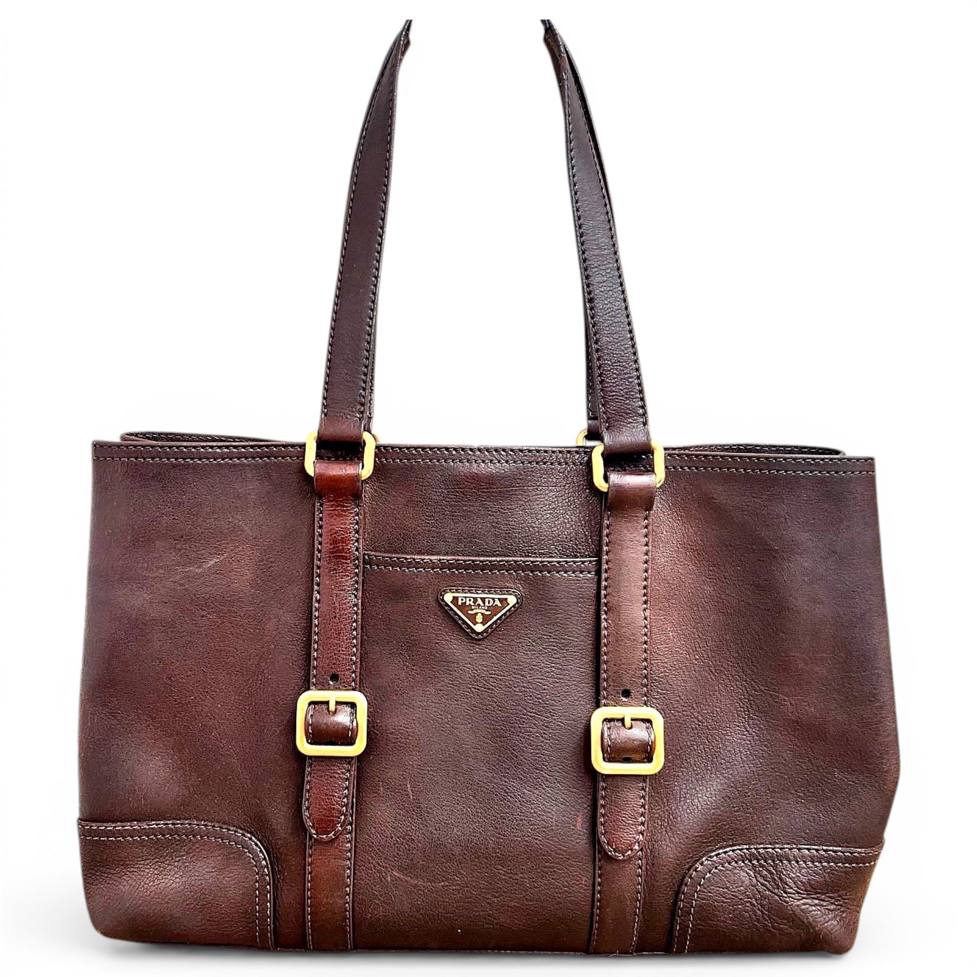 Leather handbag