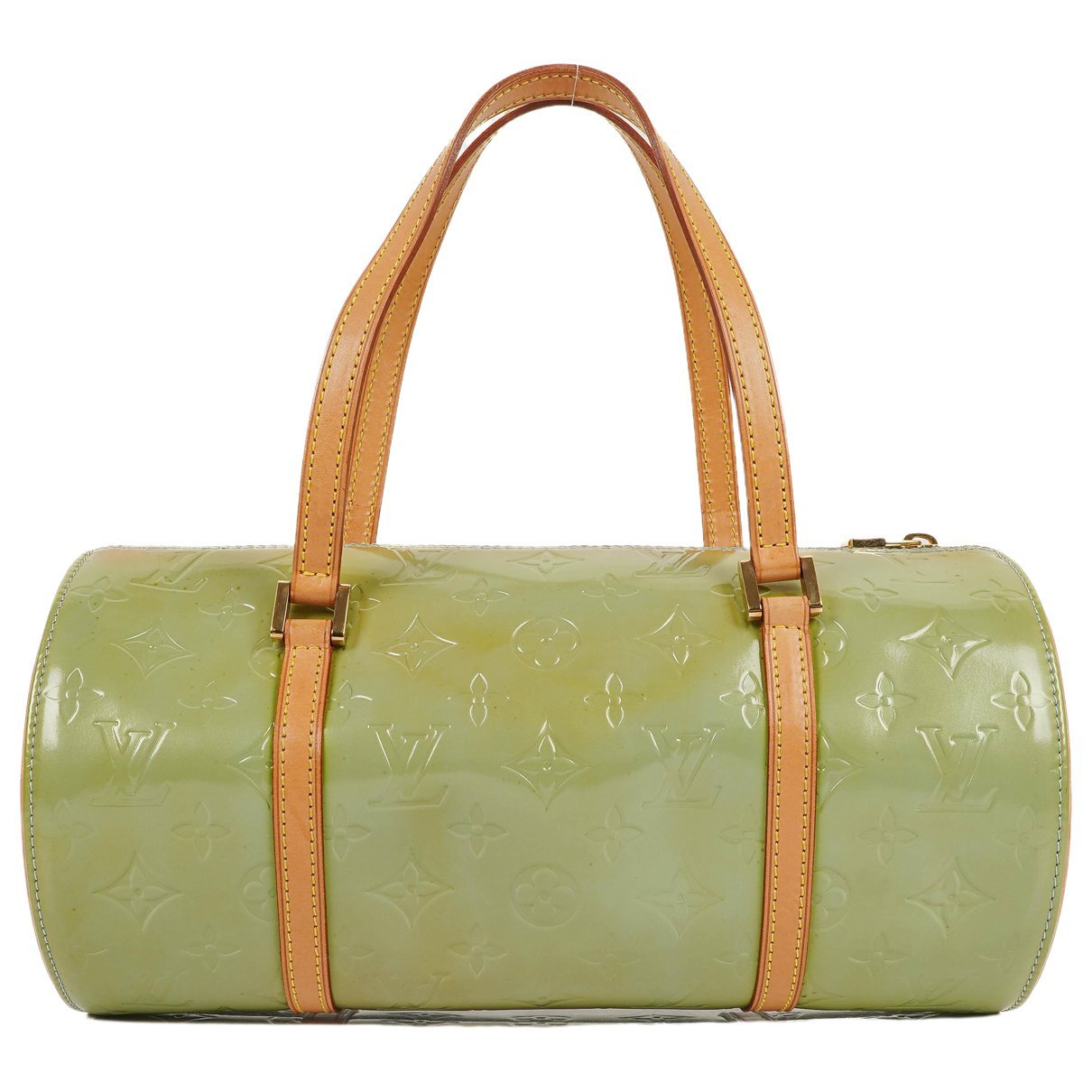 Papillon patent leather handbag