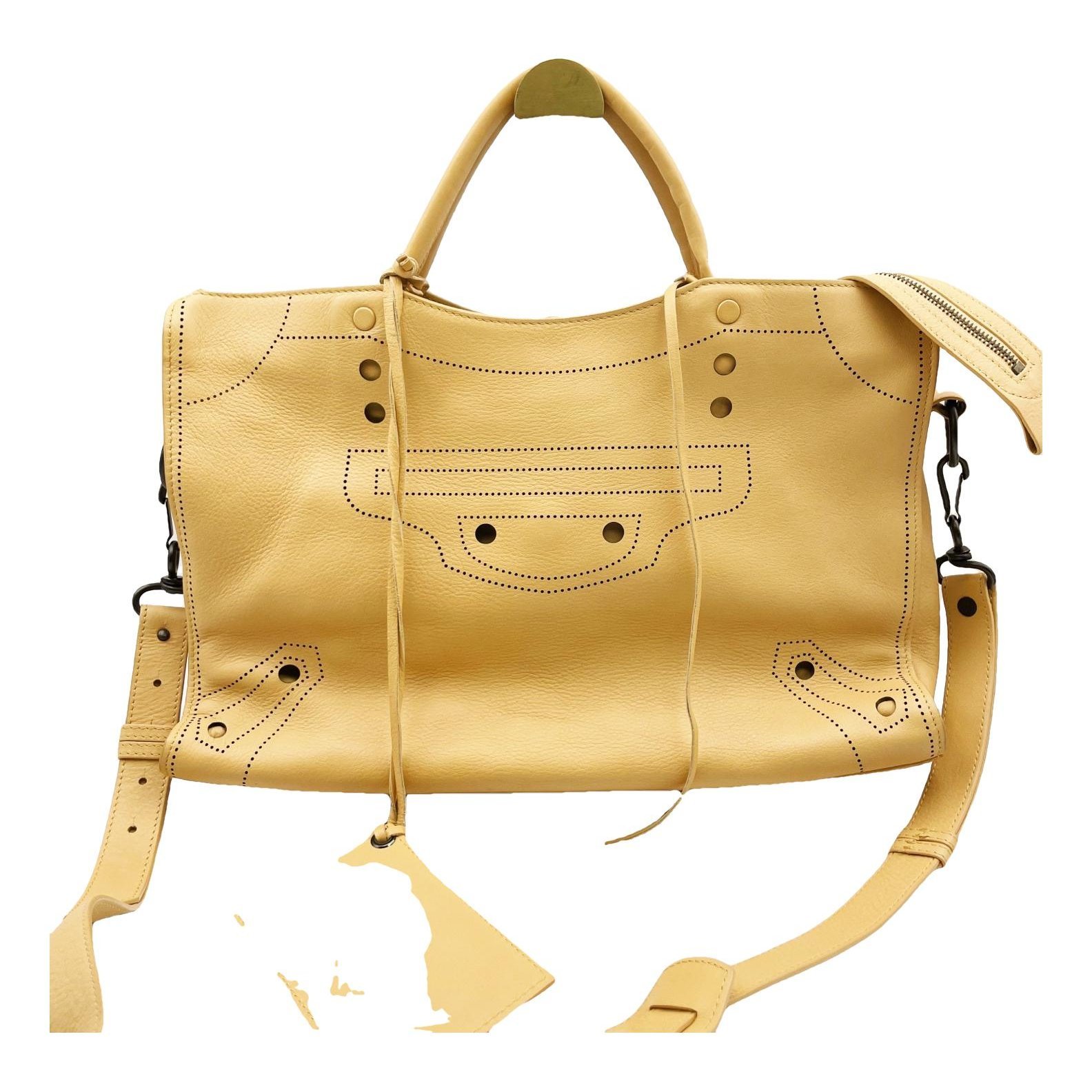 Leather handbag