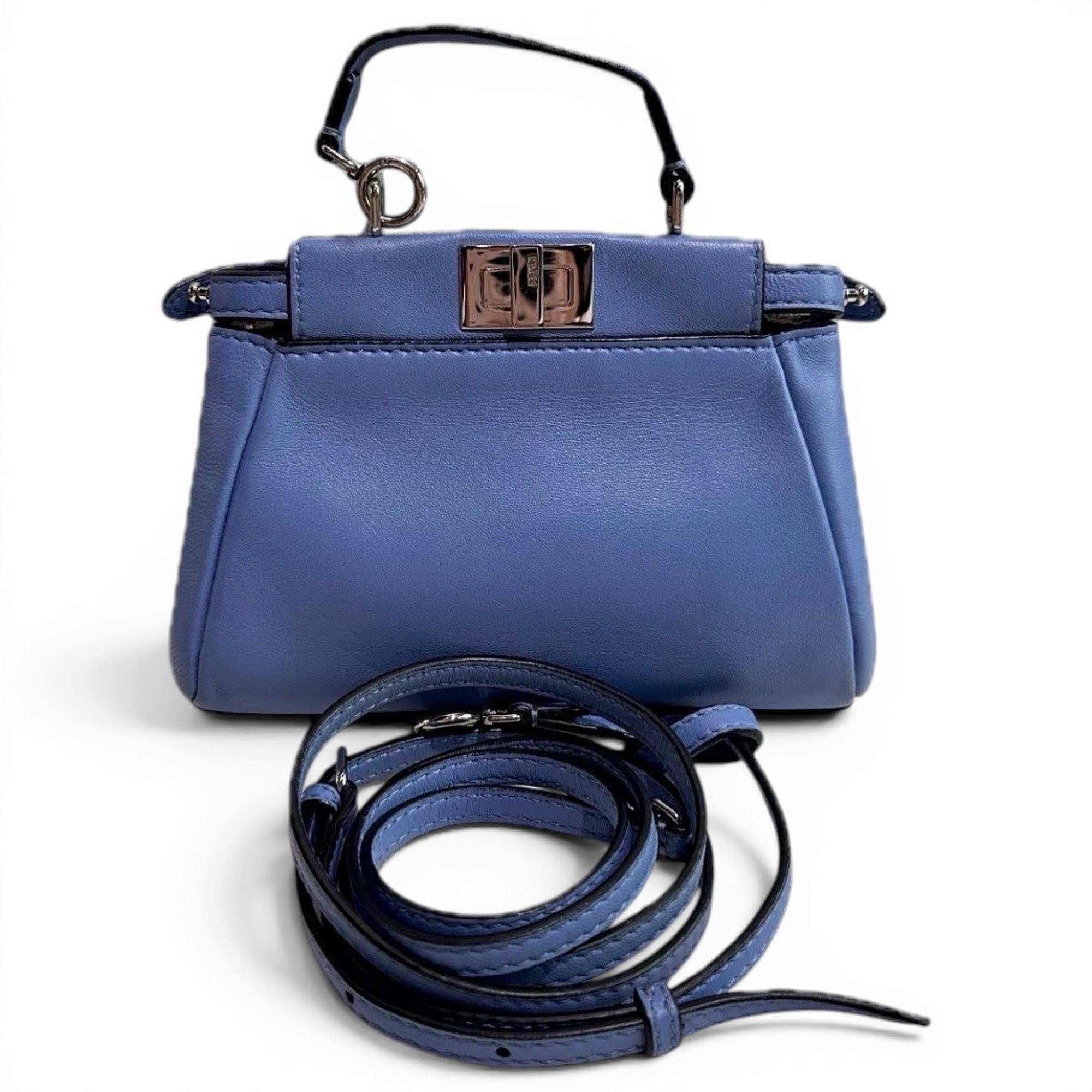 Peekaboo leather handbag