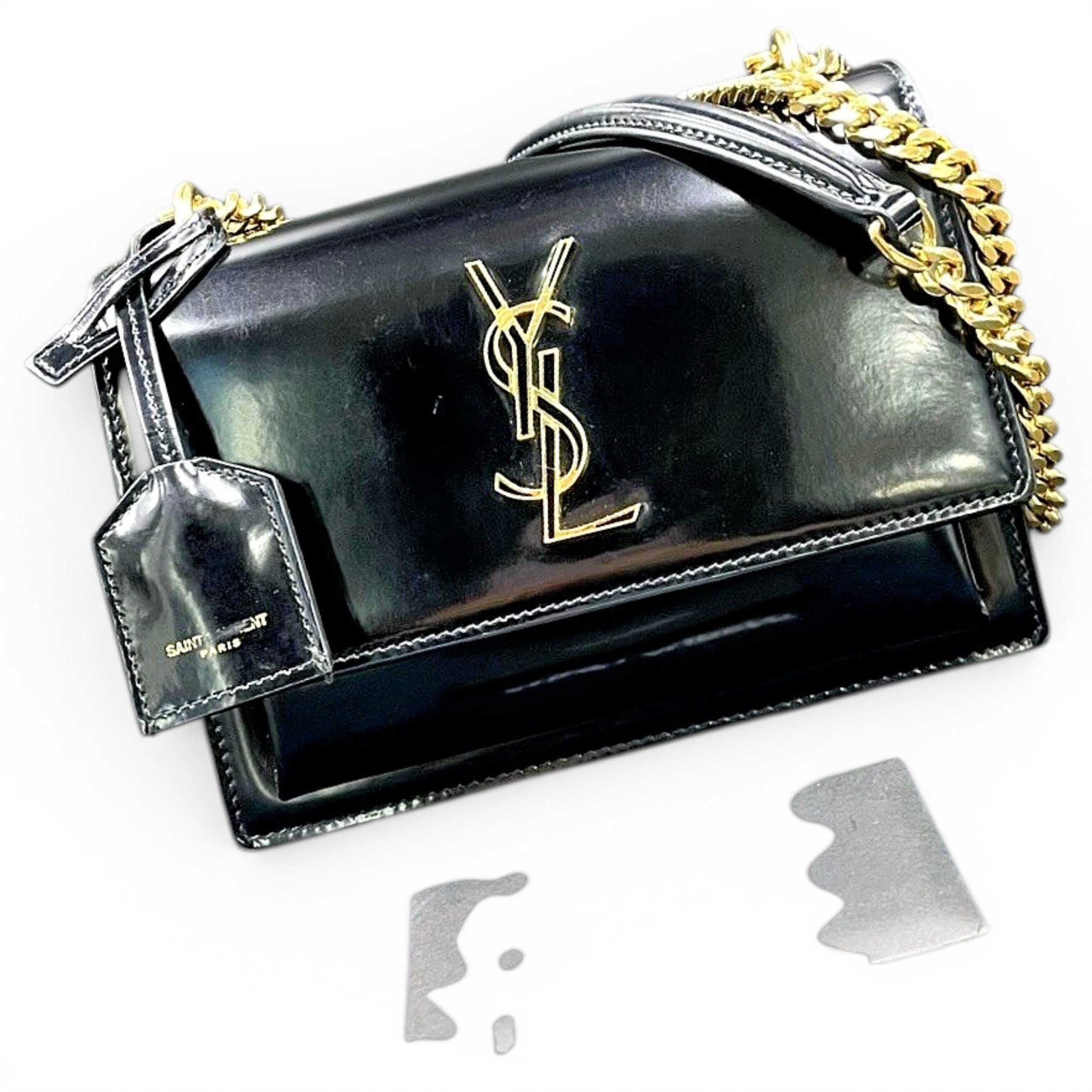 Sunset leather handbag