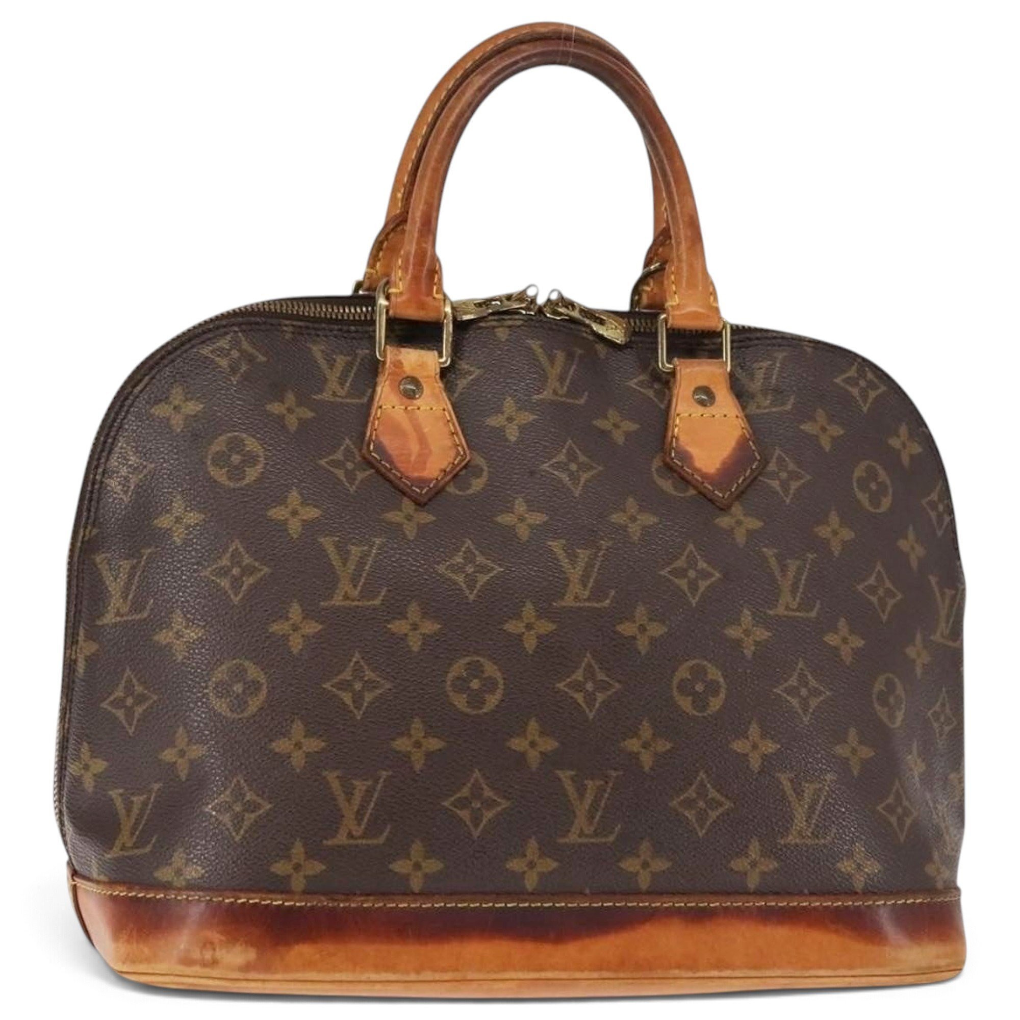 Alma leather handbag