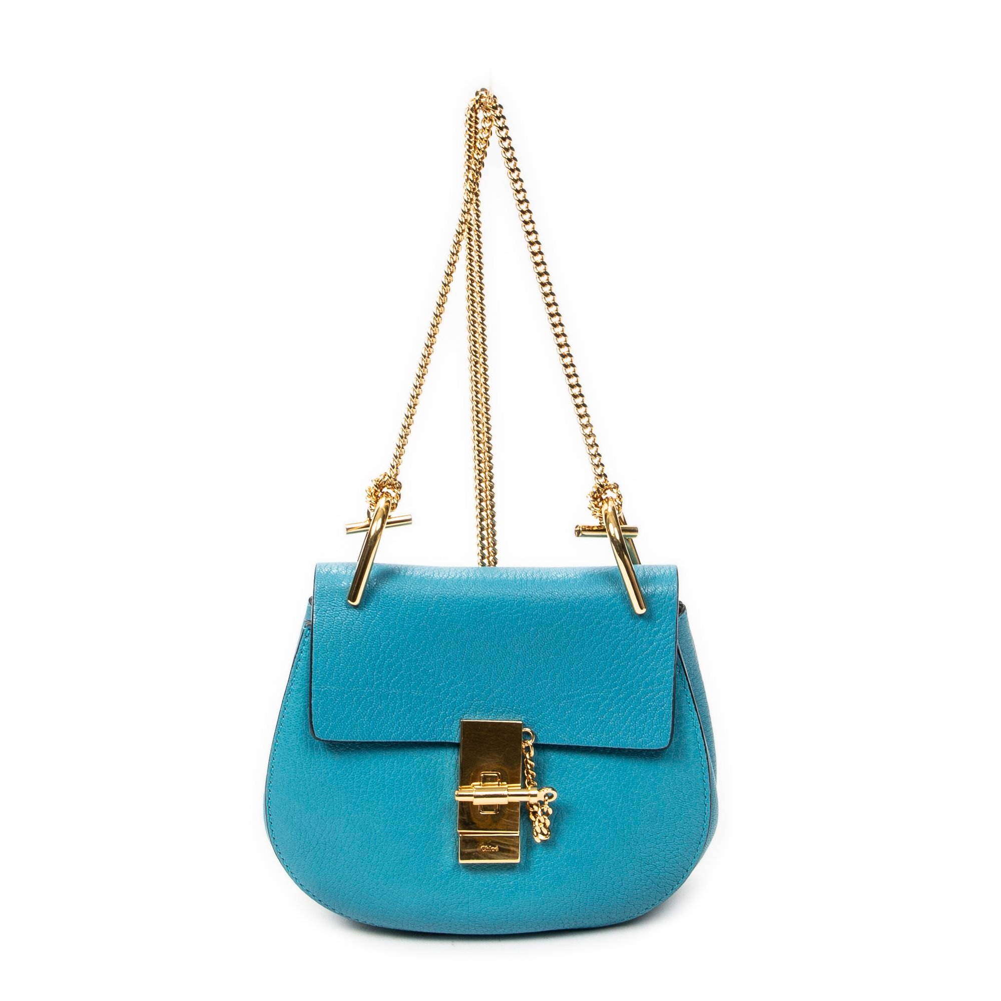 Drew leather handbag