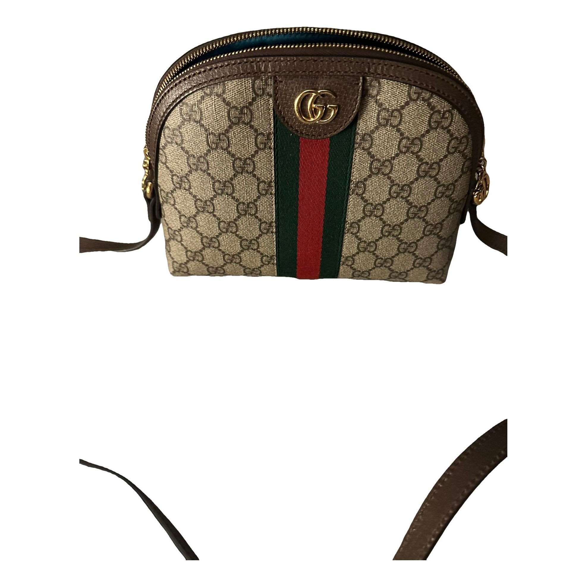 Ophidia Dome leather handbag