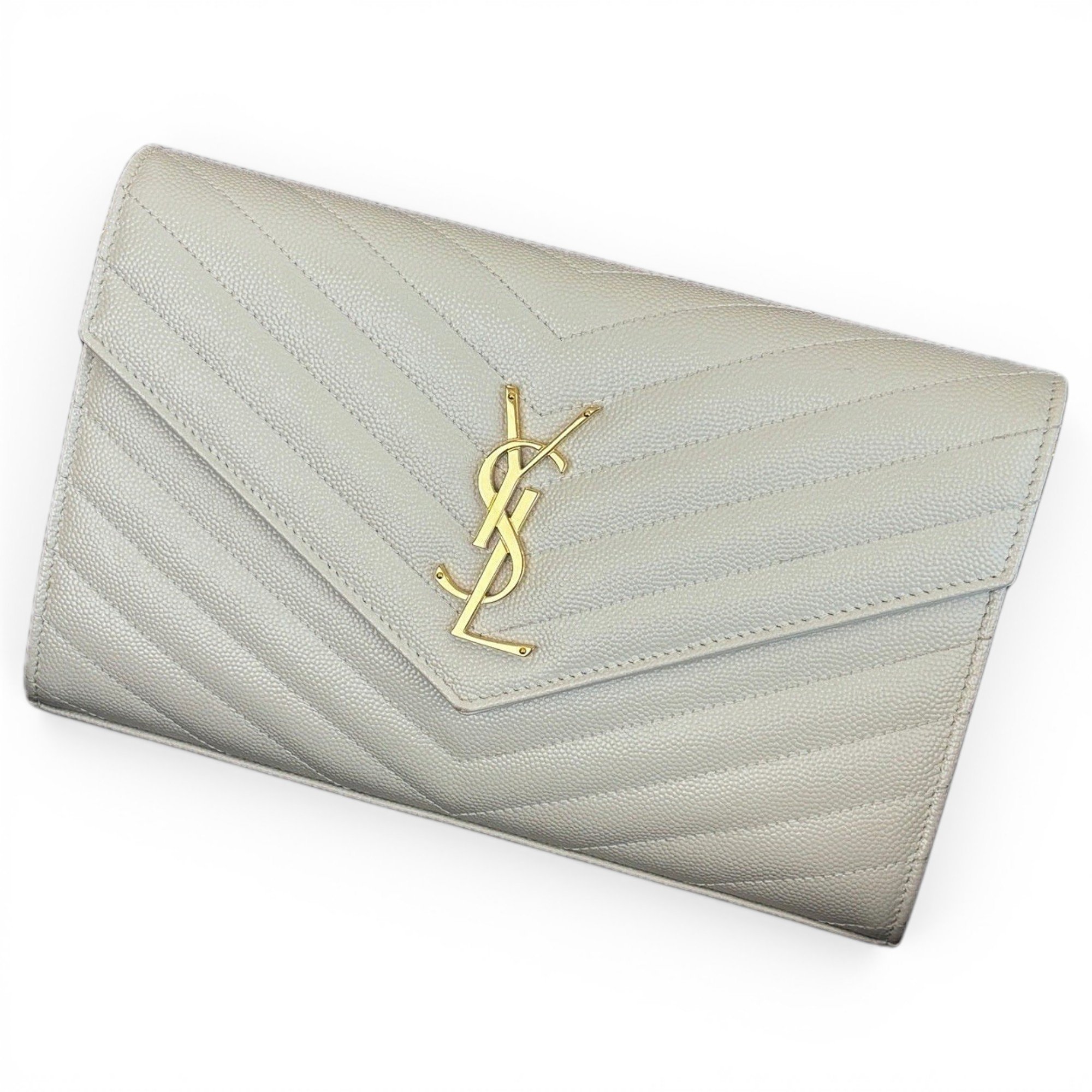 Portefeuille enveloppe leather handbag