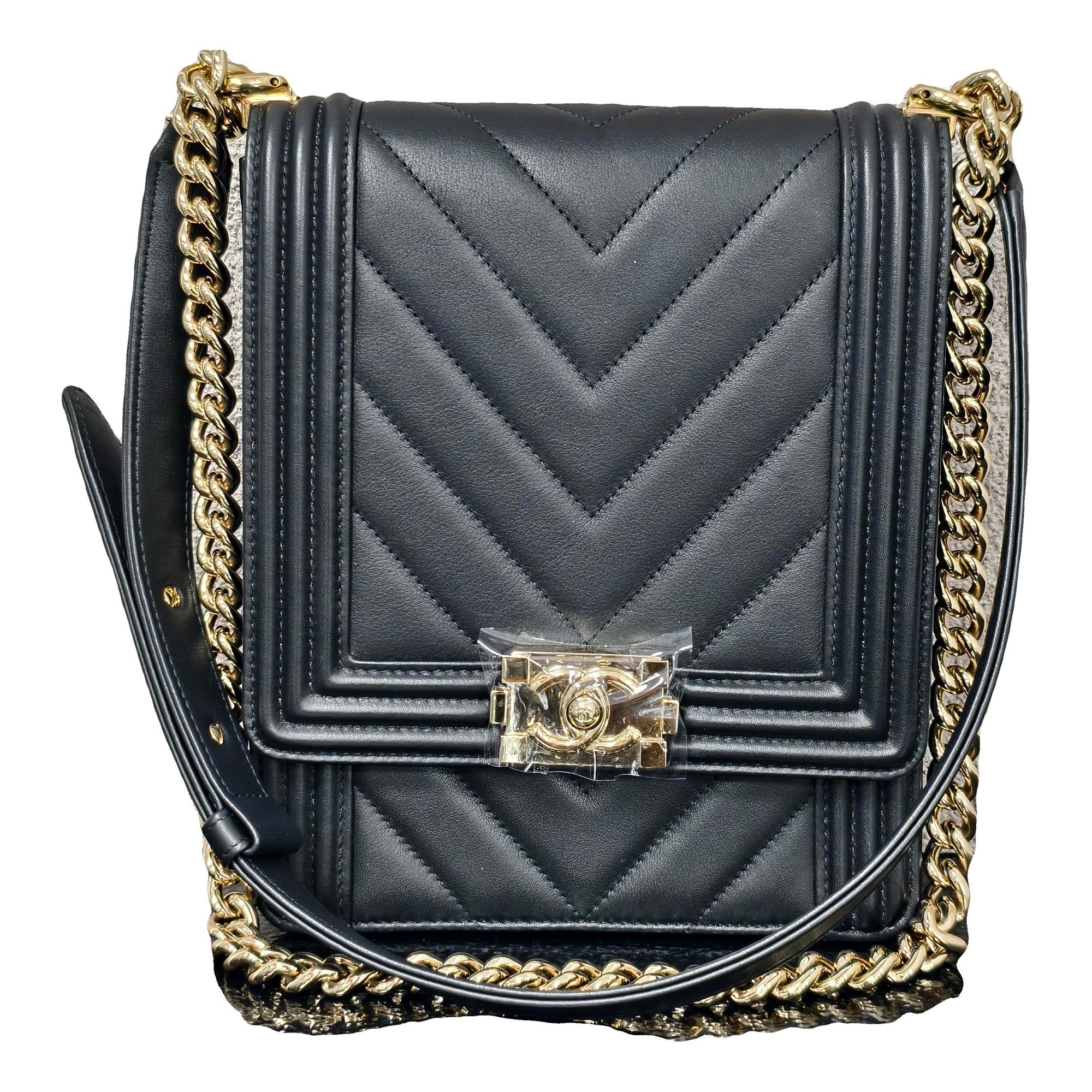 North South Boy leather crossbody bag