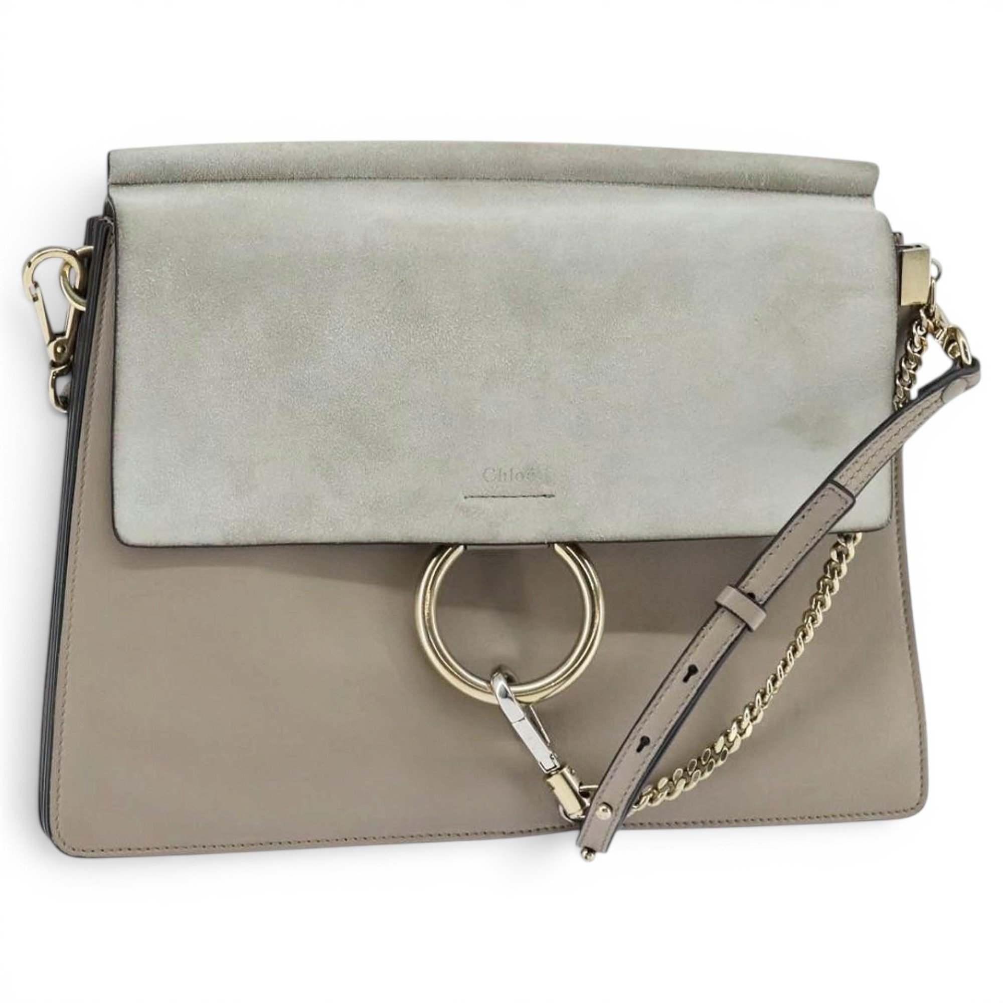 C leather handbag