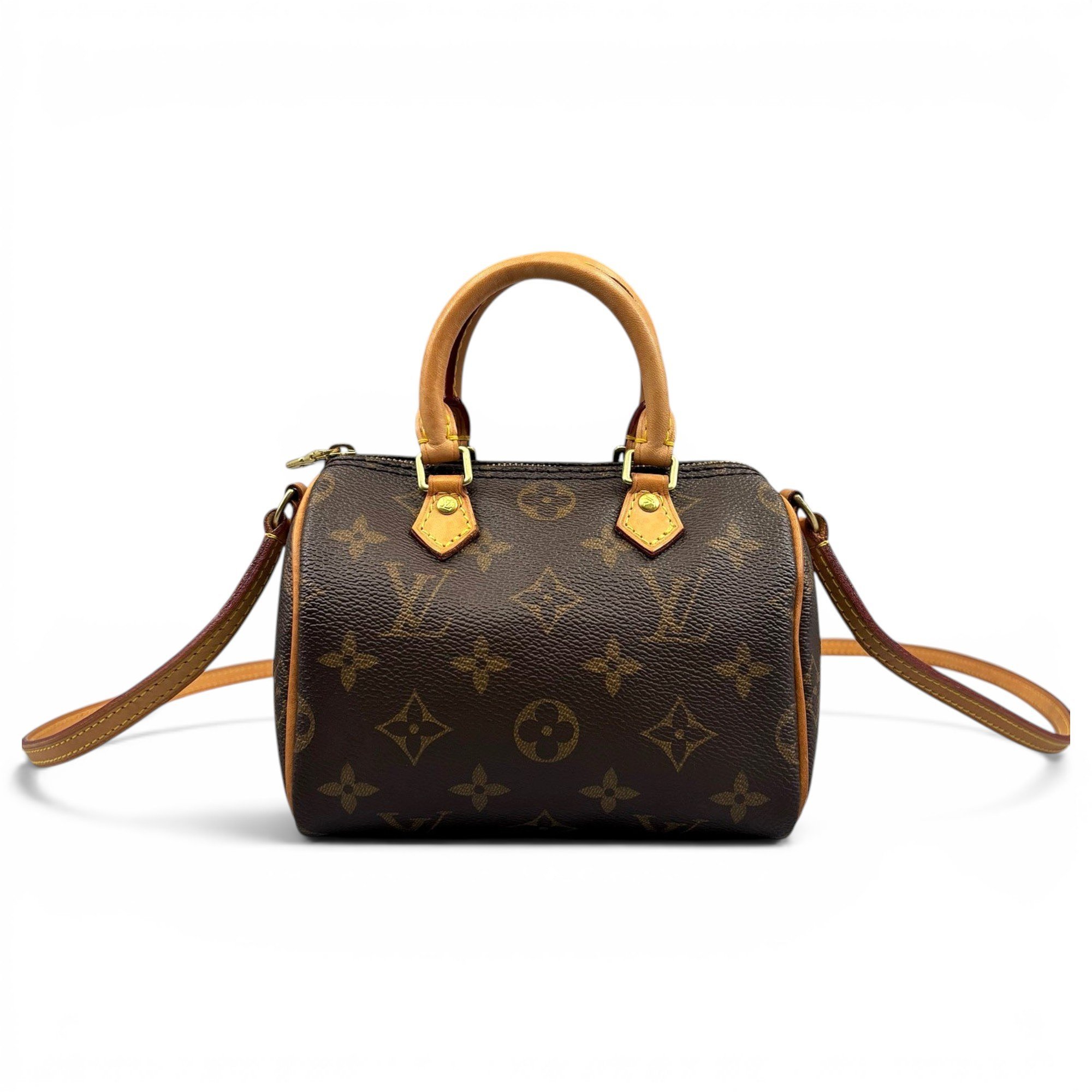 Nano Speedy / Mini HL leather handbag