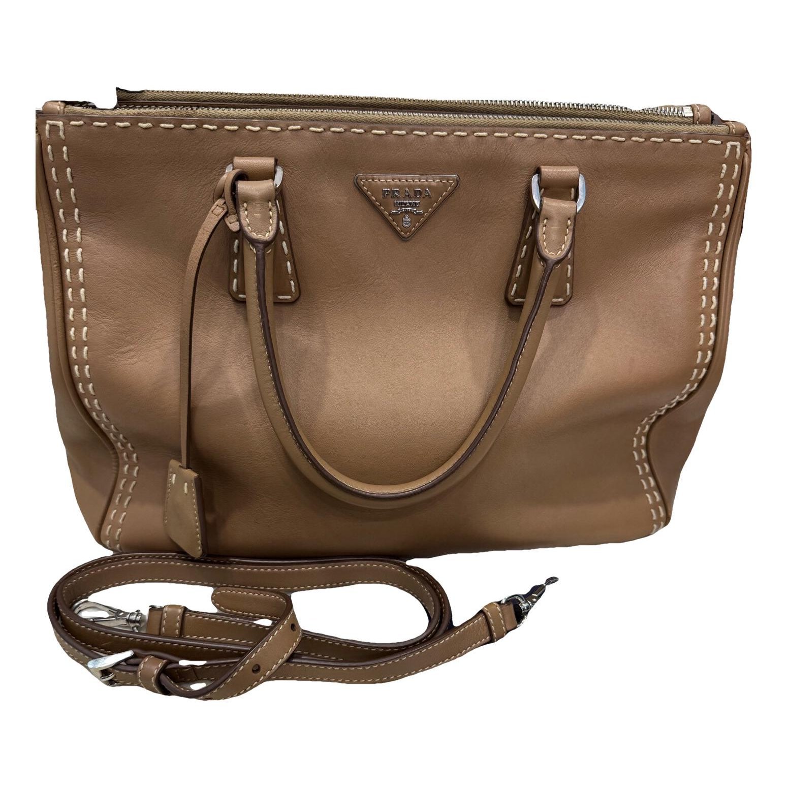 Leather handbag