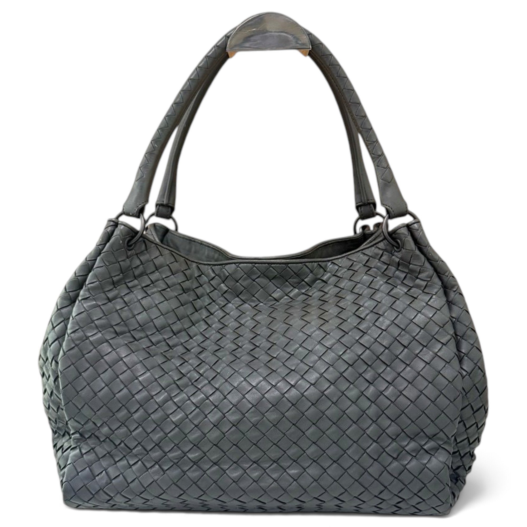 Parachute leather handbag