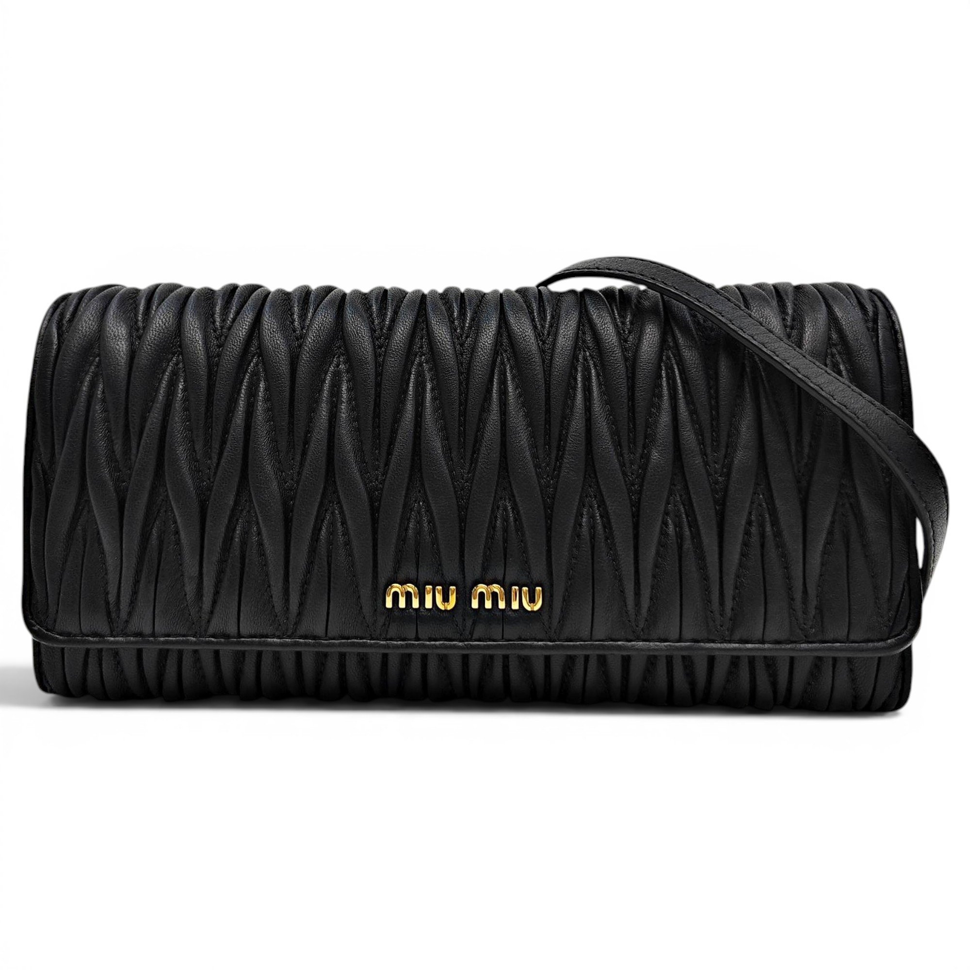 Miu delice leather handbag