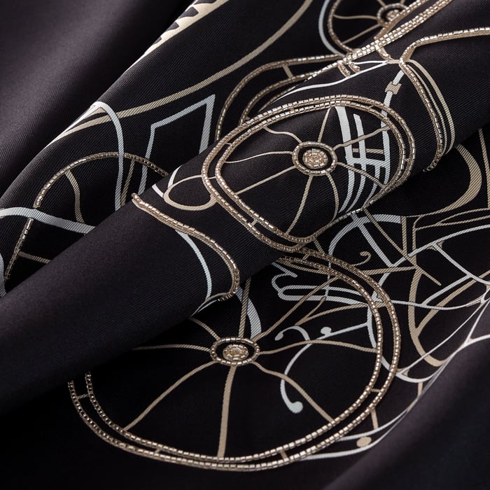 Complication Equestre Exceptional Embroidered Scarf 90