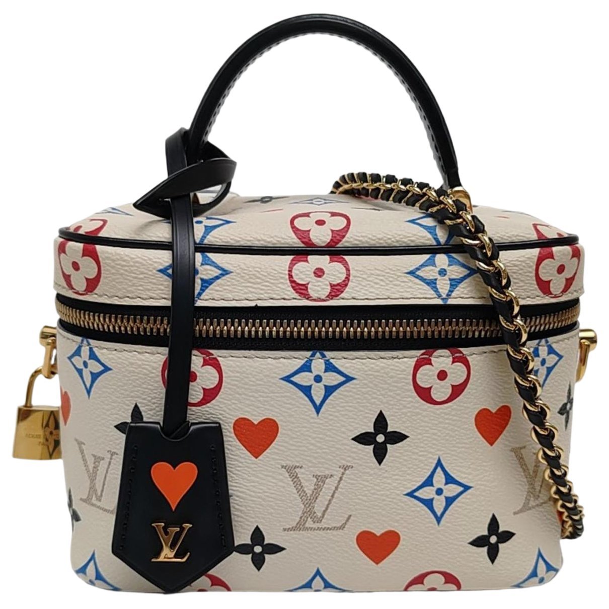 Coeur Game On leather handbag