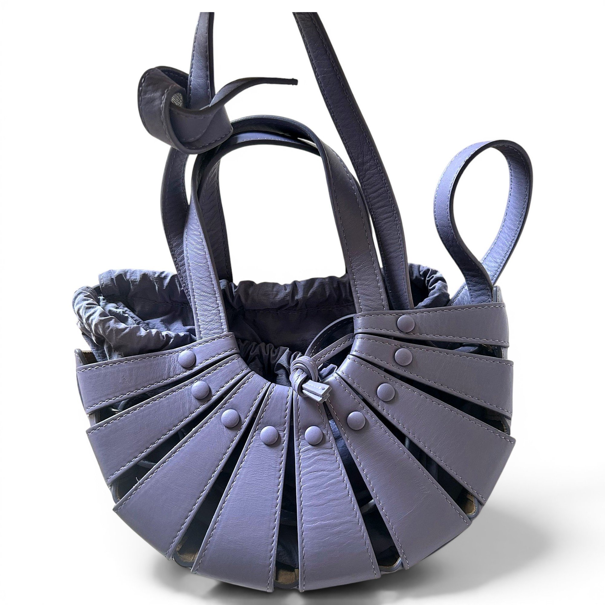 Beak leather handbag