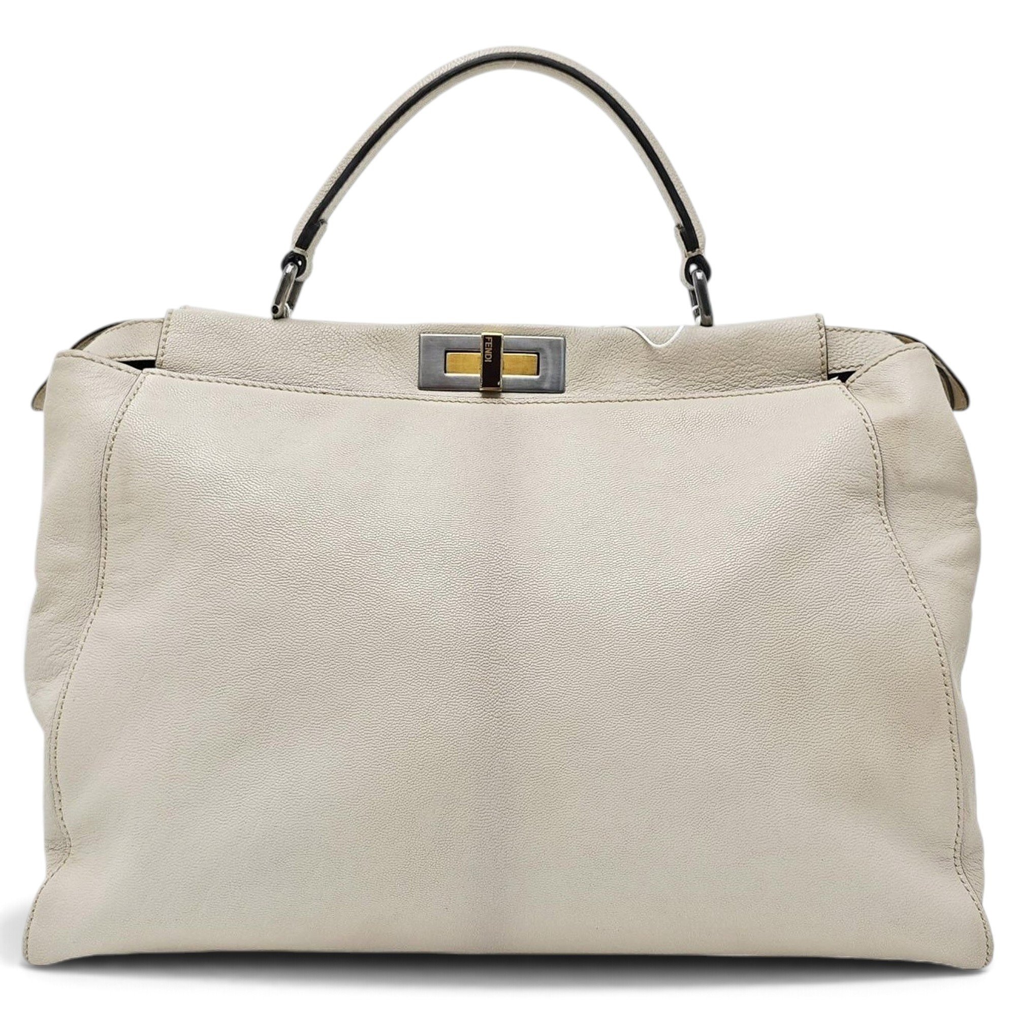 Peekaboo leather handbag