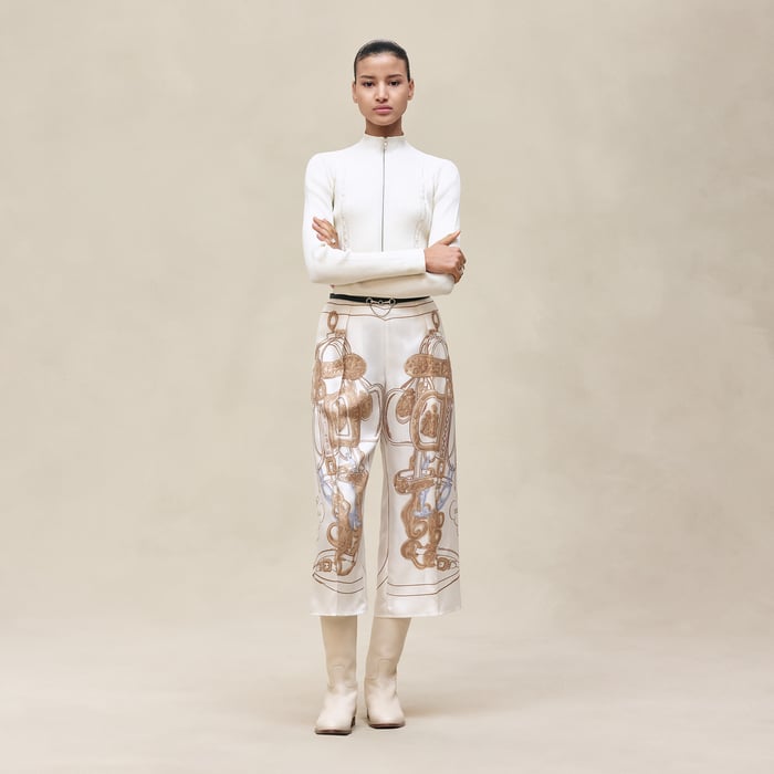 Blanc Naturel Zipped Cardigan