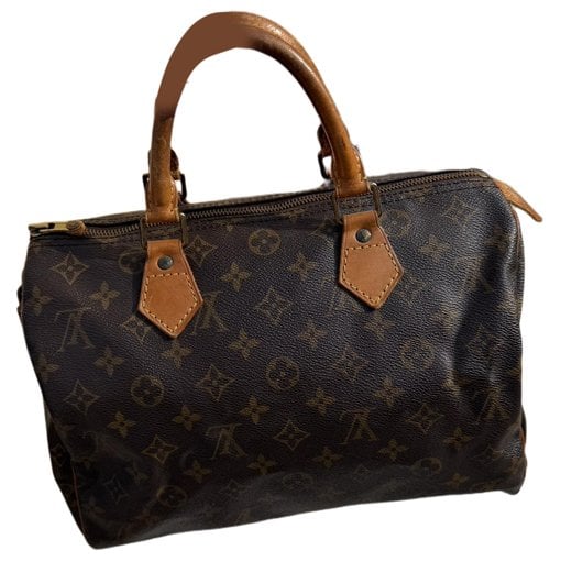 Speedy leather handbag