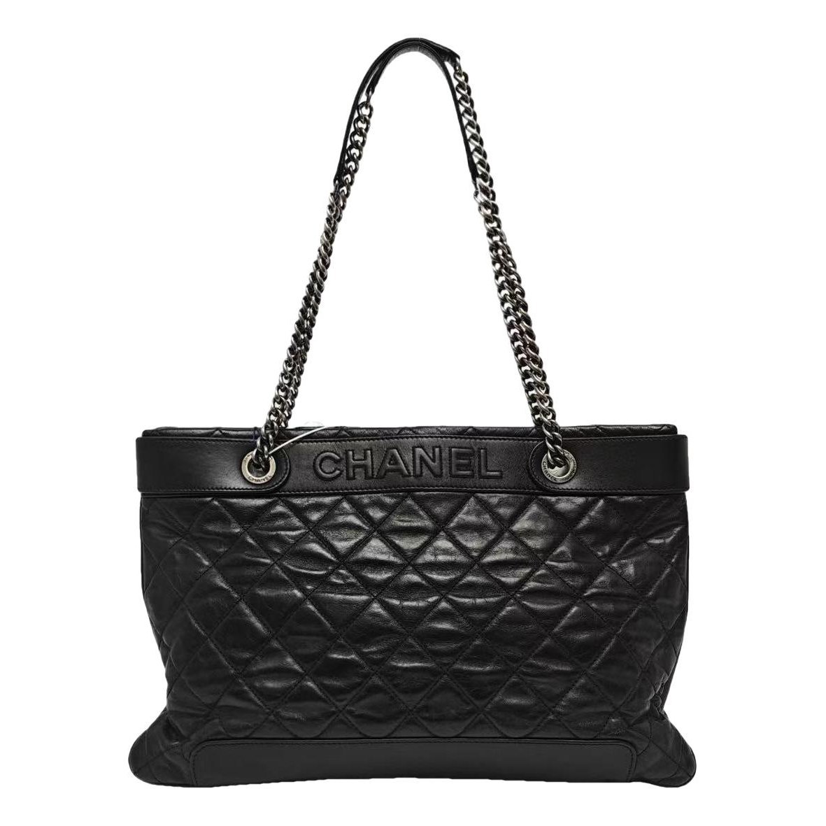 Leather tote