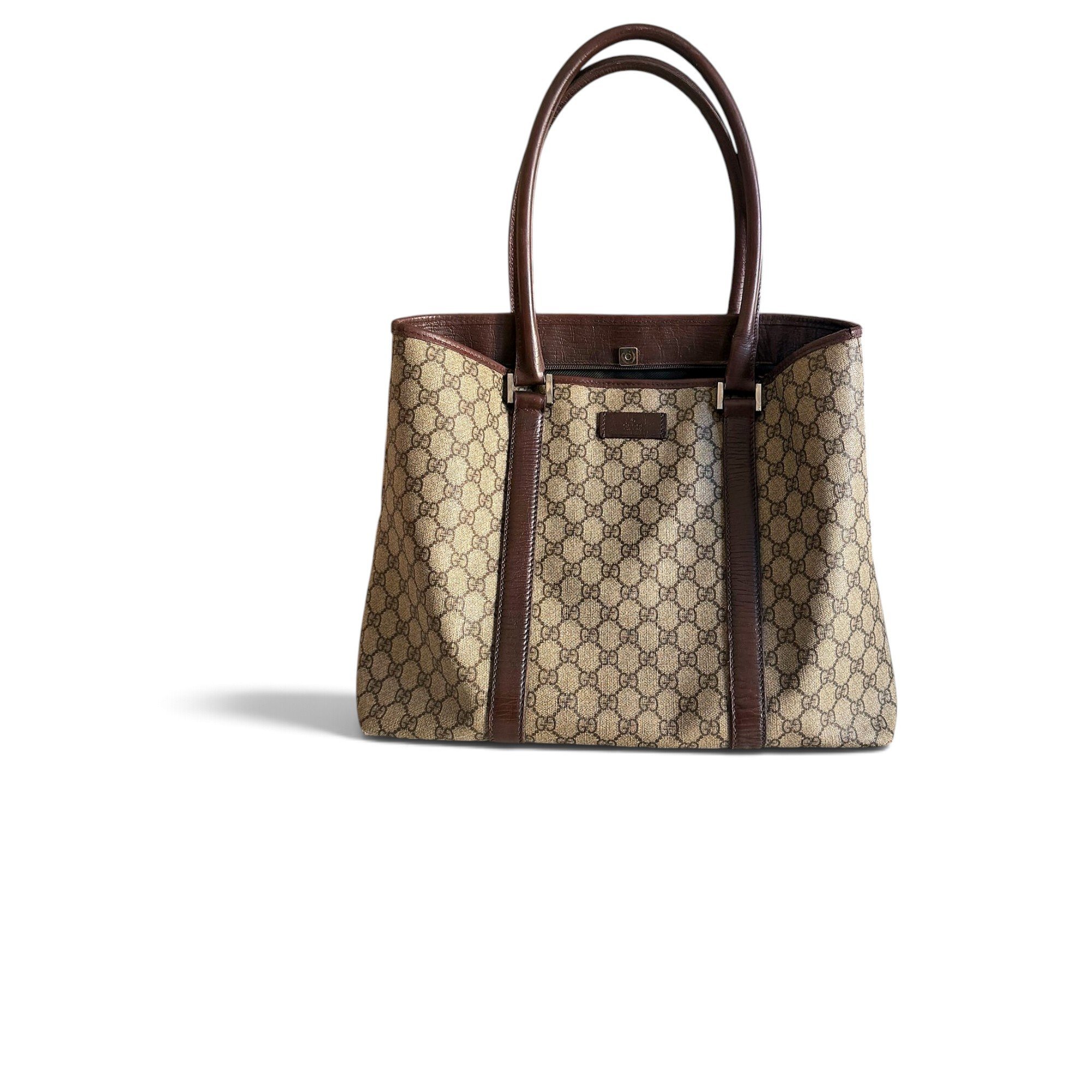 Leather tote