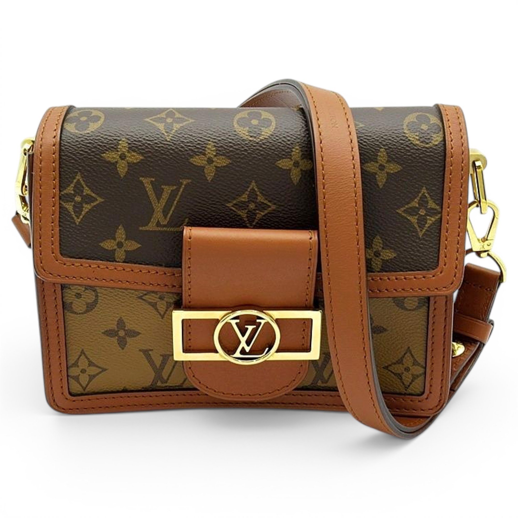 Dauphine Mini leather handbag