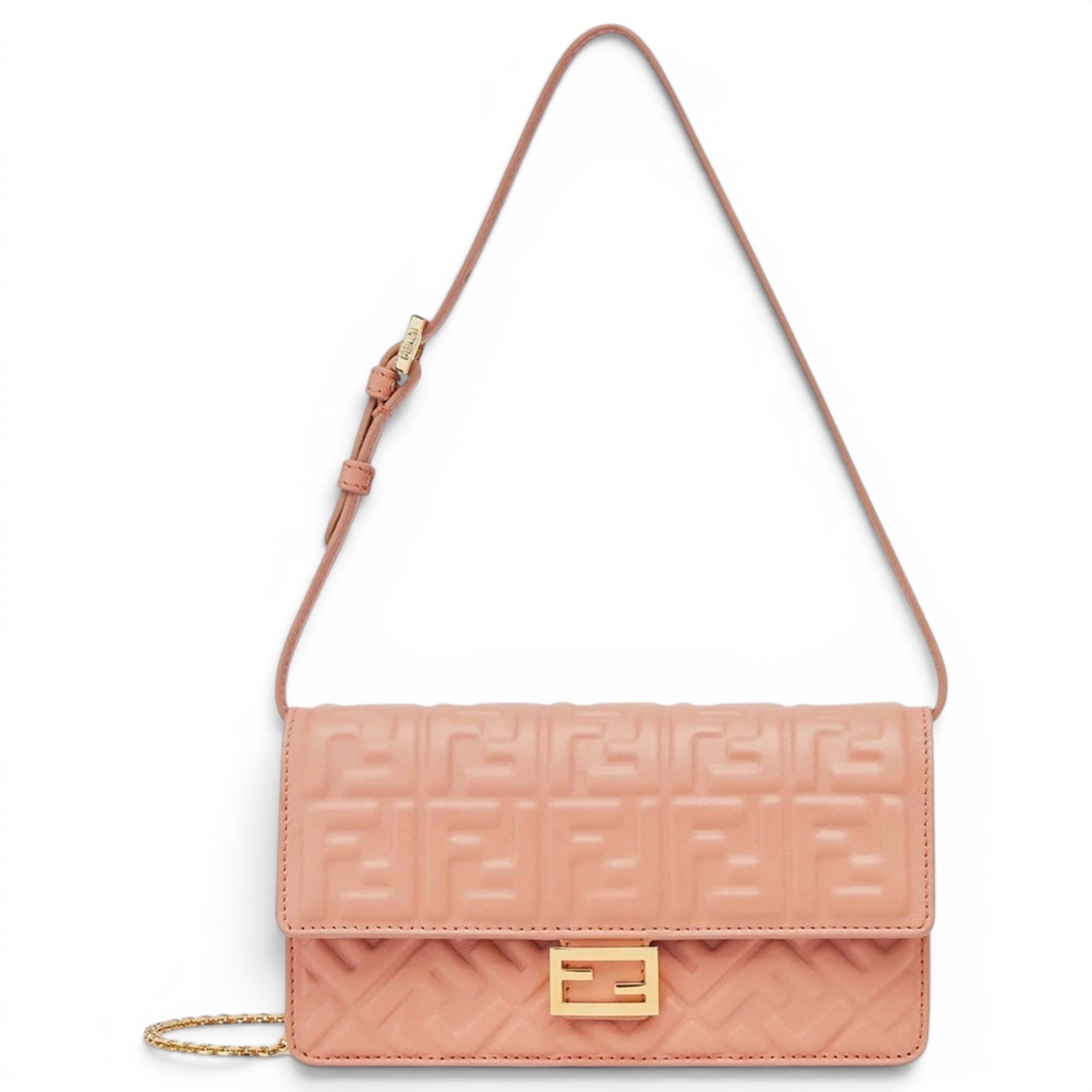 Baguette leather crossbody bag
