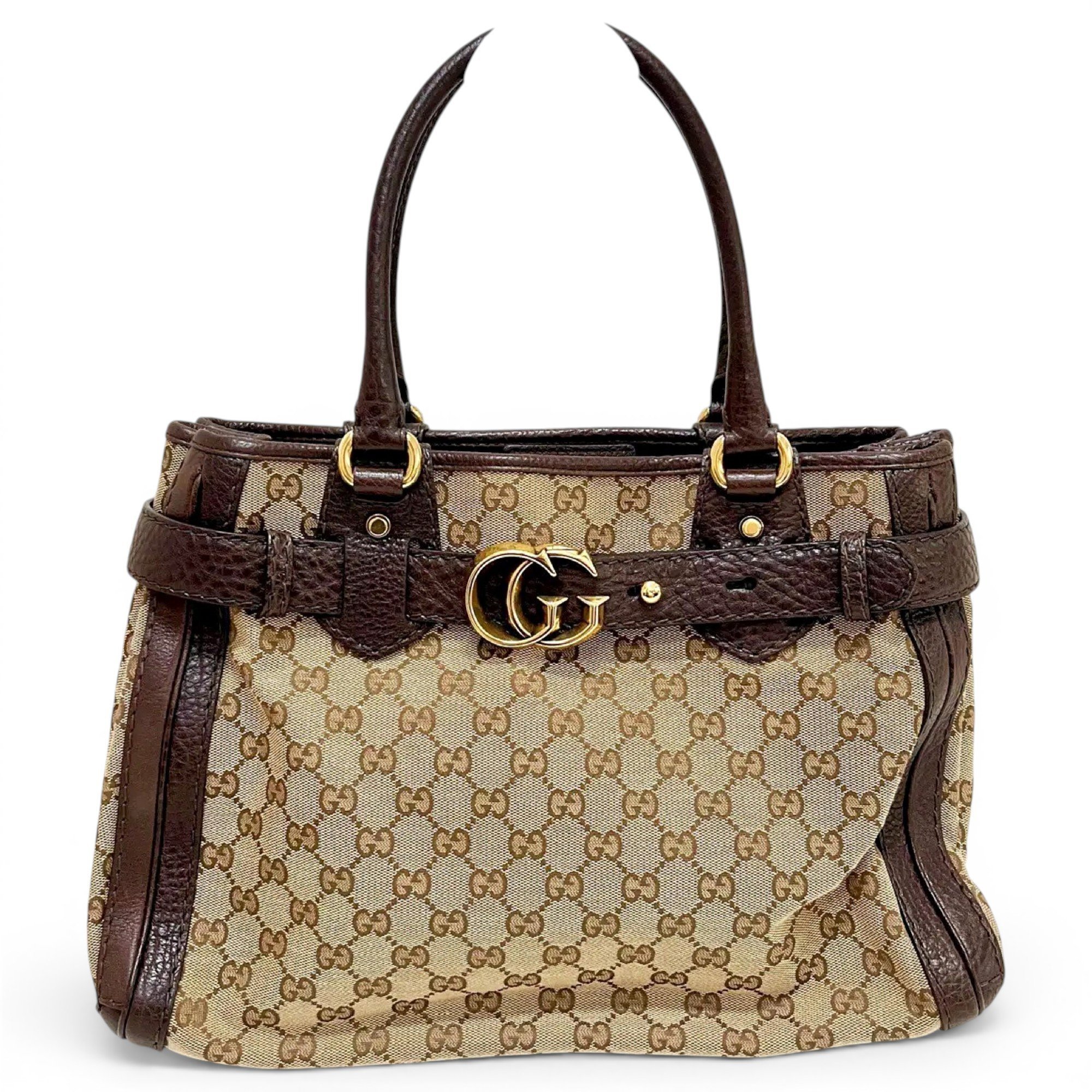 Leather handbag