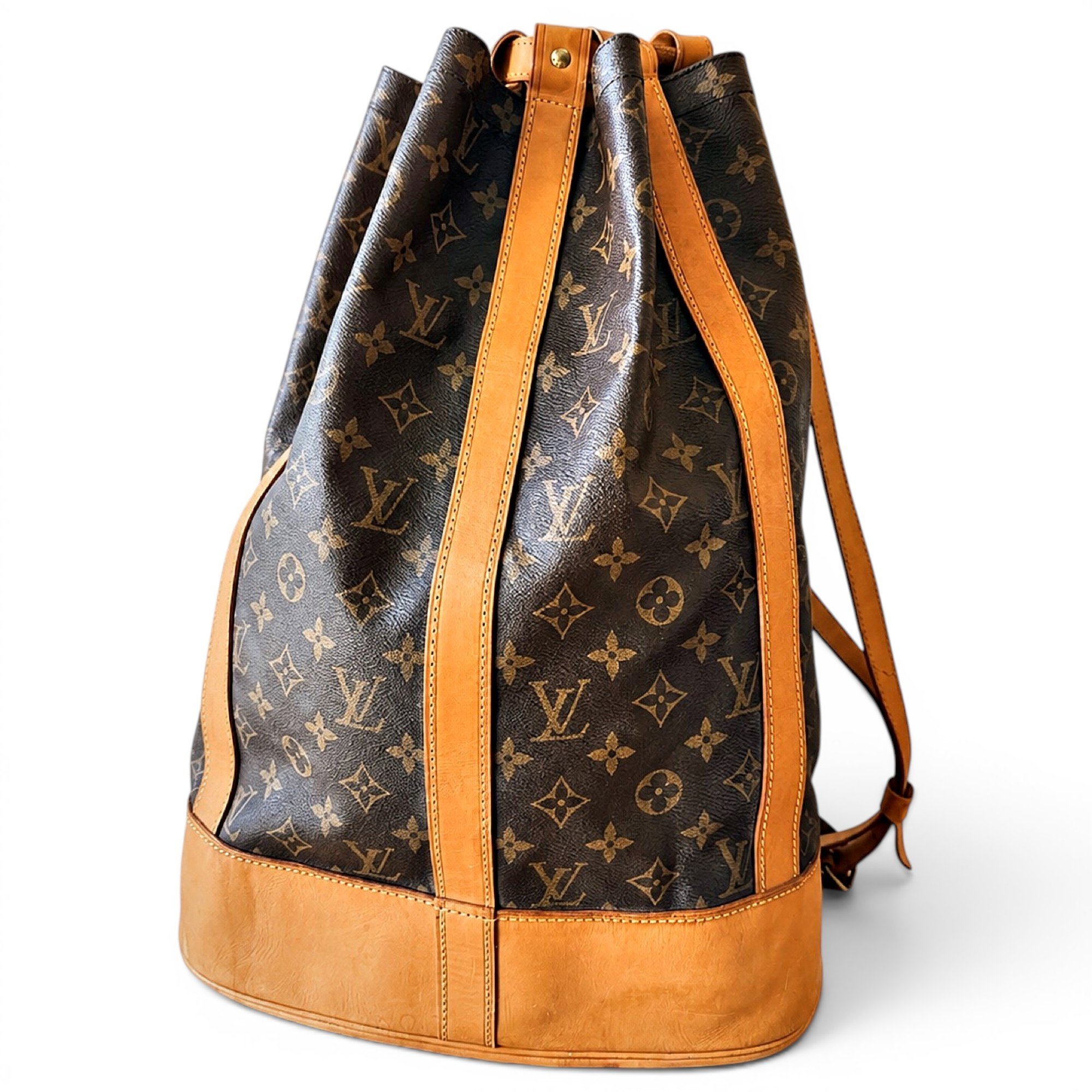 Randonnée leather backpack
