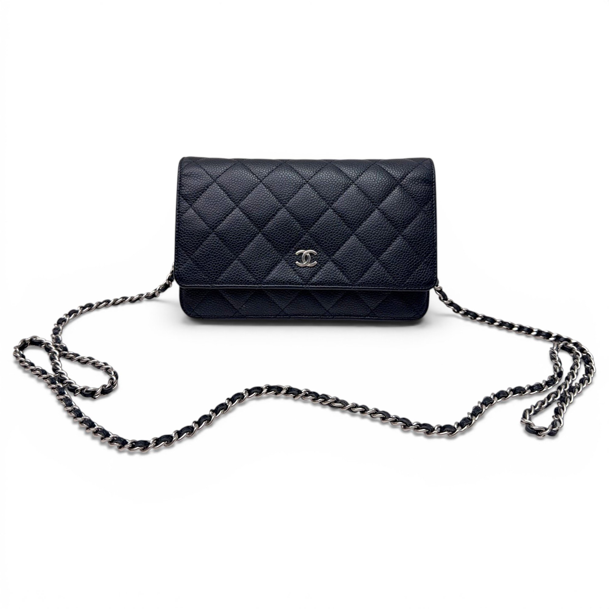 Wallet On Chain Timeless/Classique leather handbag