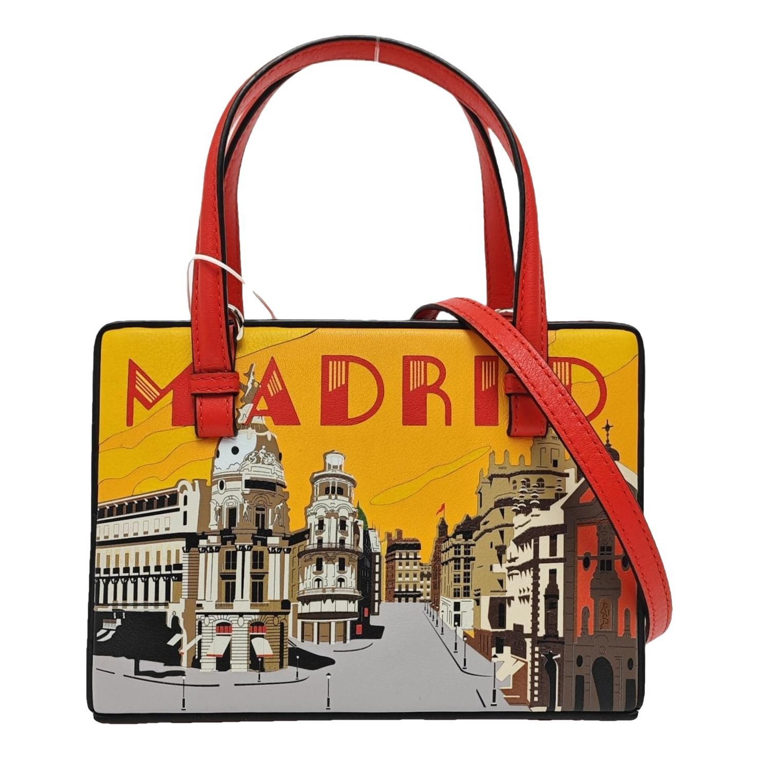Postal leather handbag