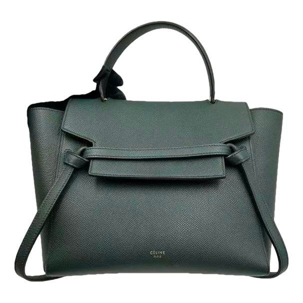 Belt leather handbag