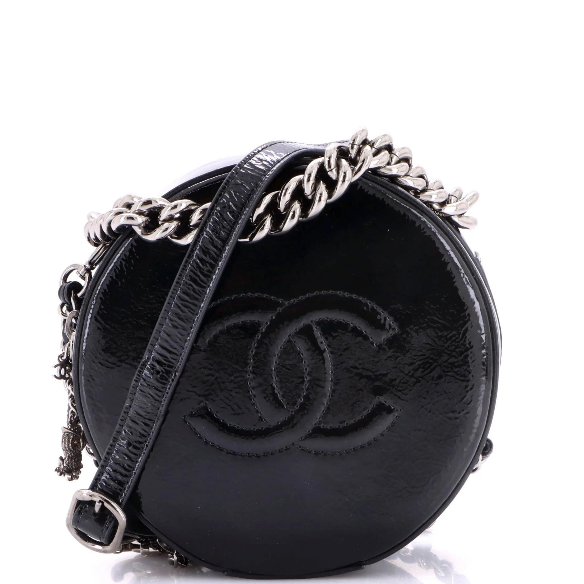 Patent leather crossbody bag