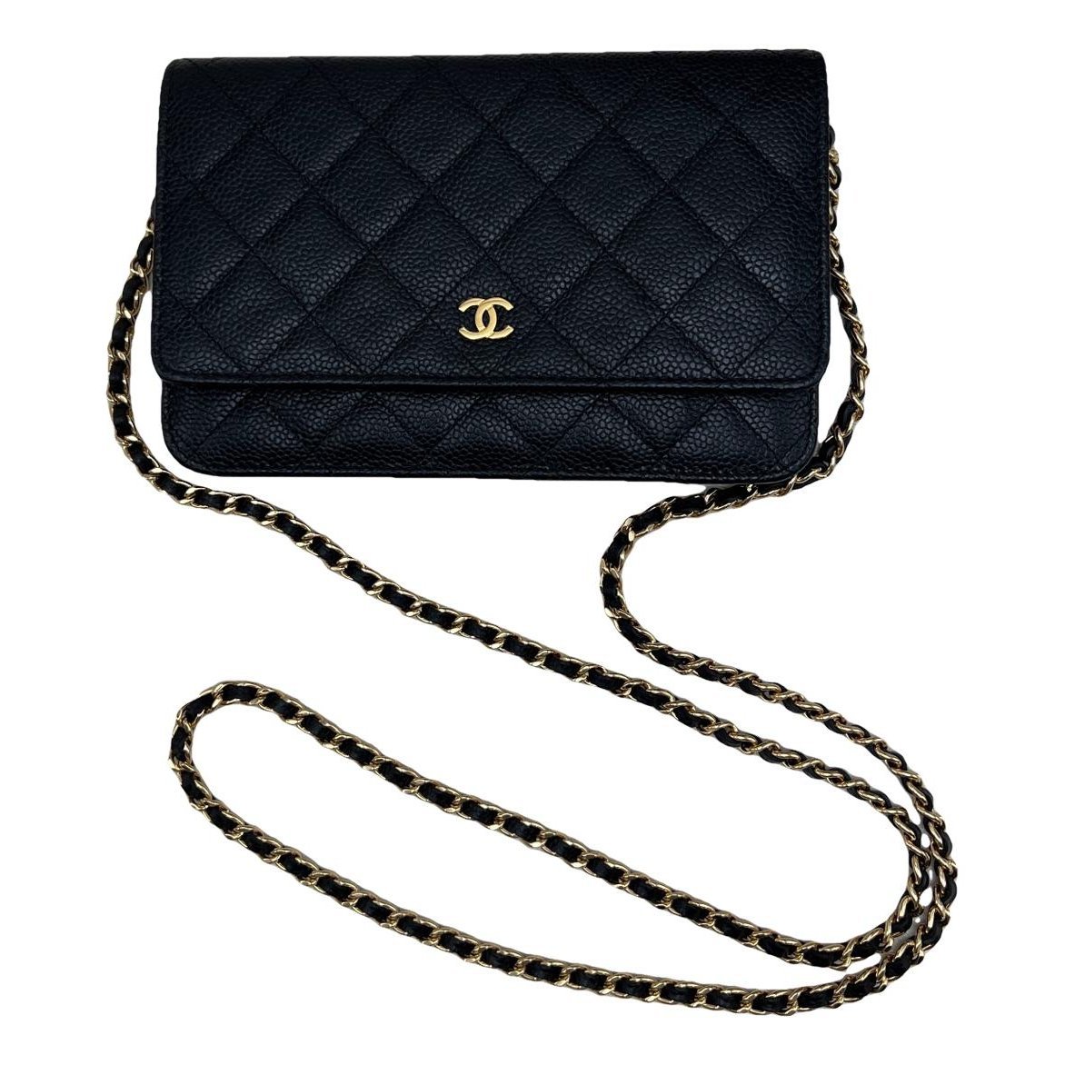 Wallet On Chain Timeless/Classique leather crossbody bag