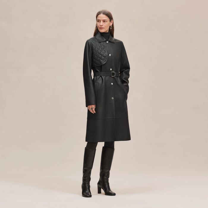 Noir Trench Coat