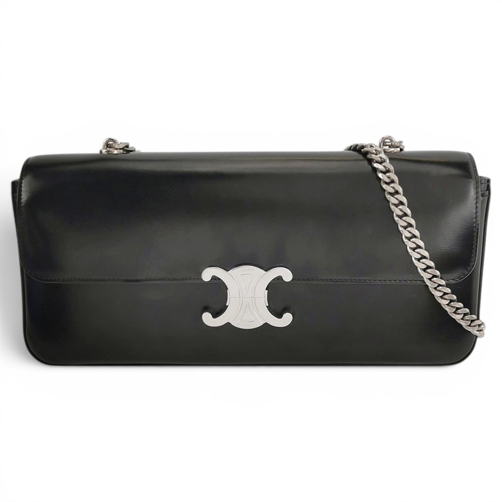 Triomphe leather handbag