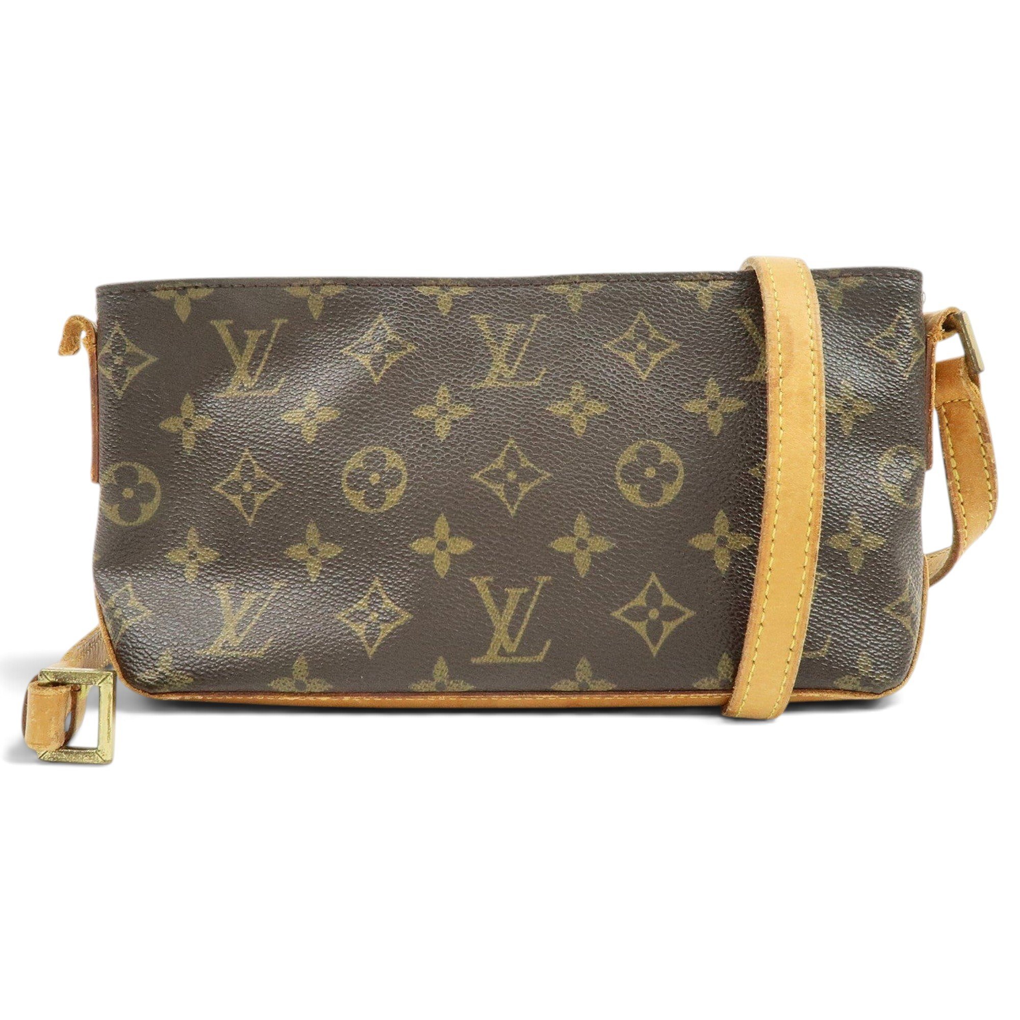 Trotteur leather handbag