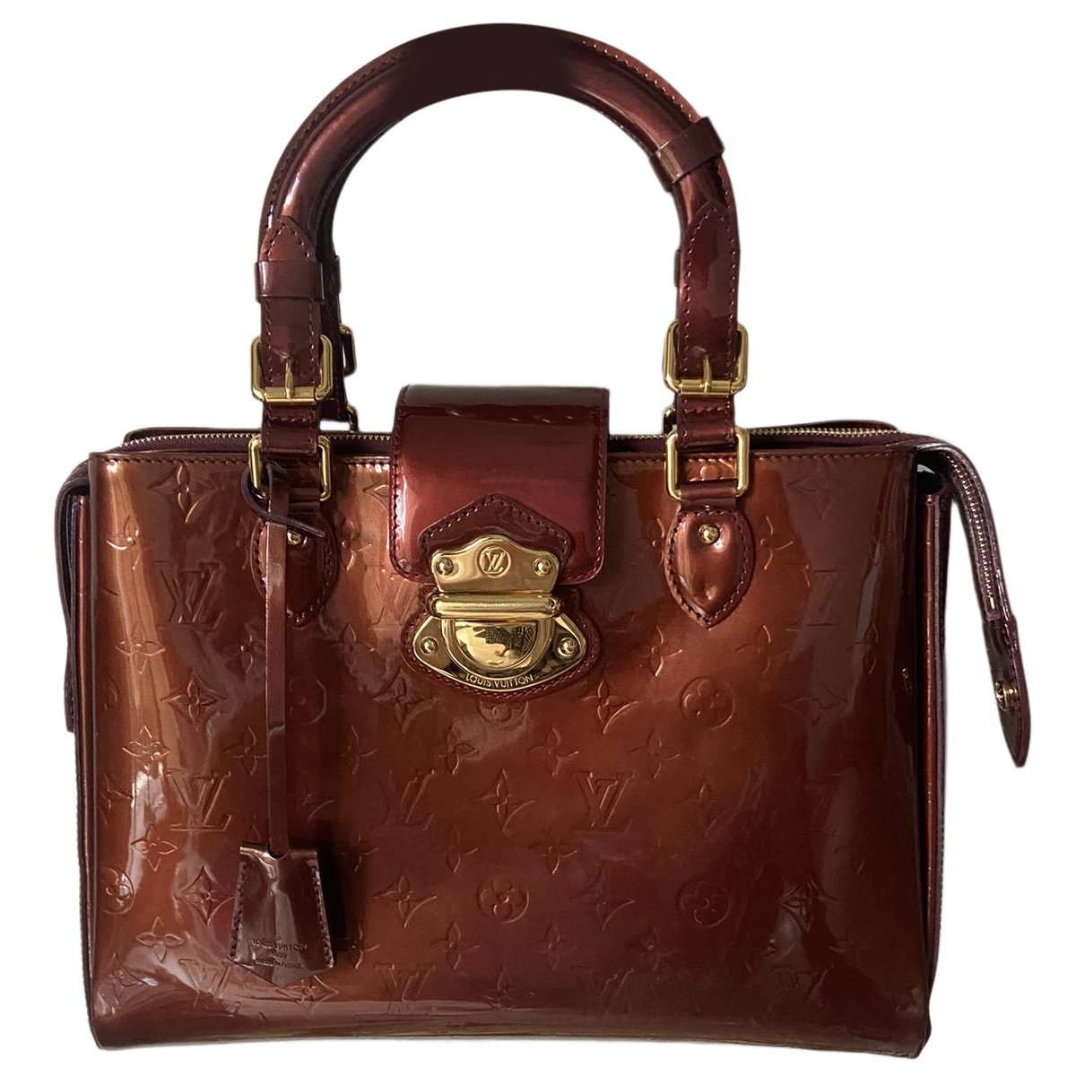 Melrose patent leather handbag