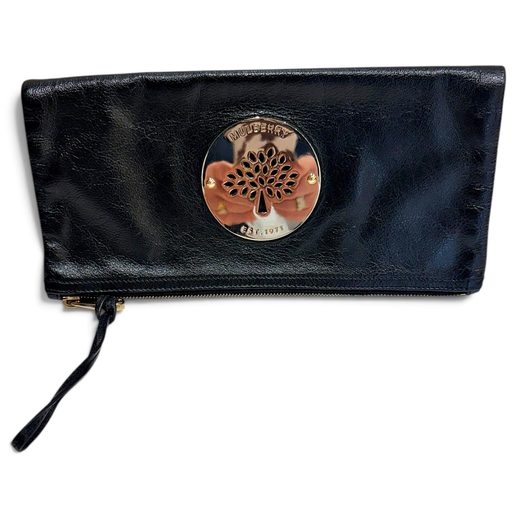 Mulberry Daria leather clutch bag