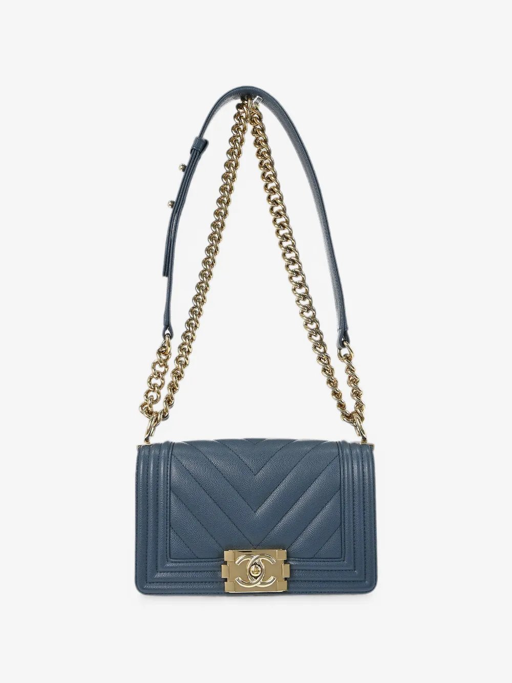2018 small Boy chevron-quilted shoulder bag