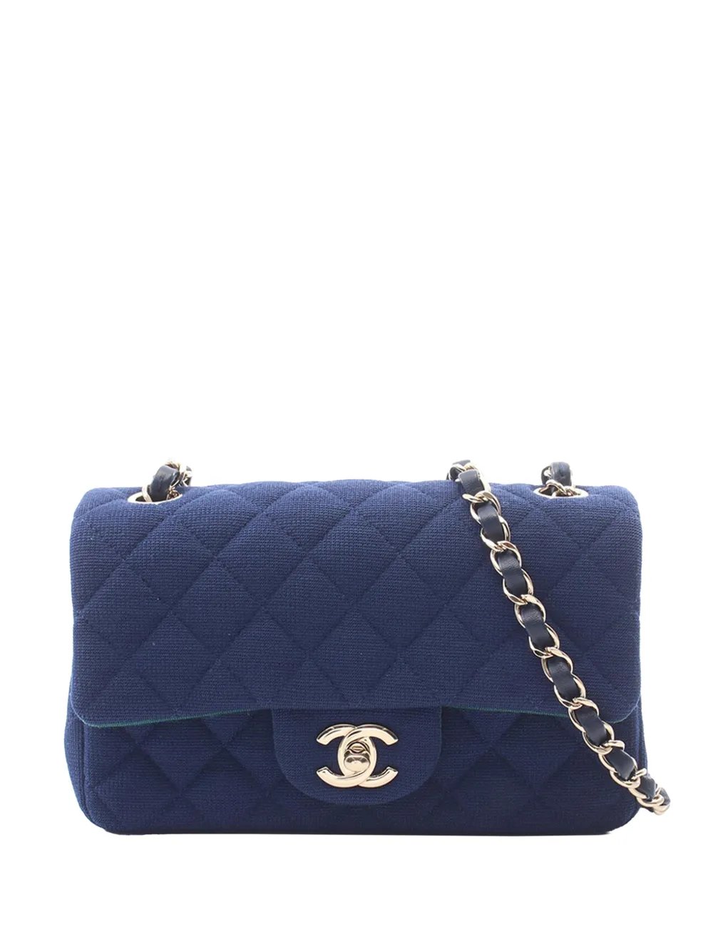 2019 Mini Rectangular Classic Jersey Single Flap crossbody bag