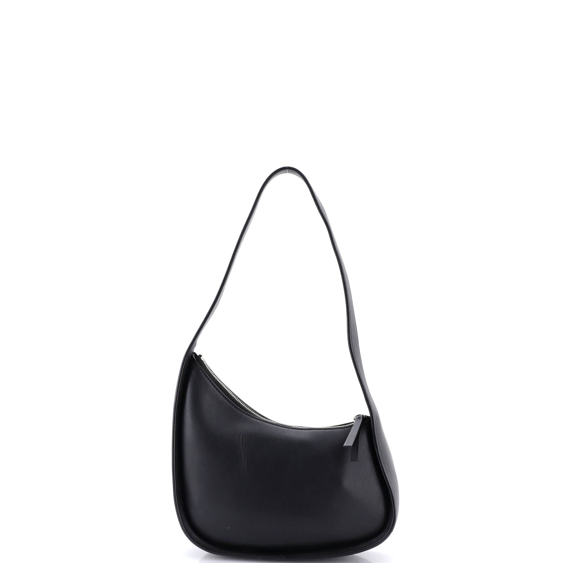 The Row Half Moon Shoulder Bag Leather