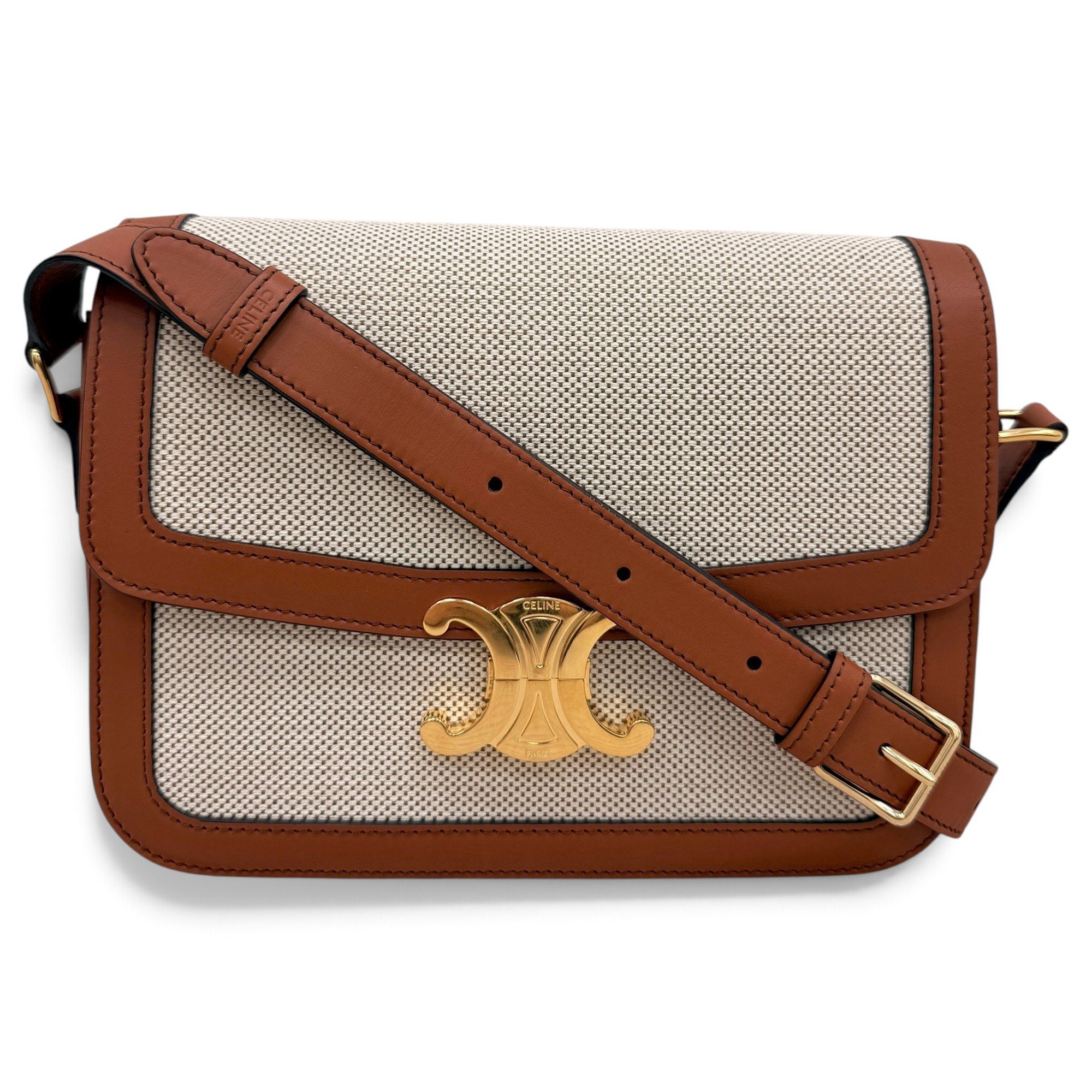 Triomphe cloth handbag