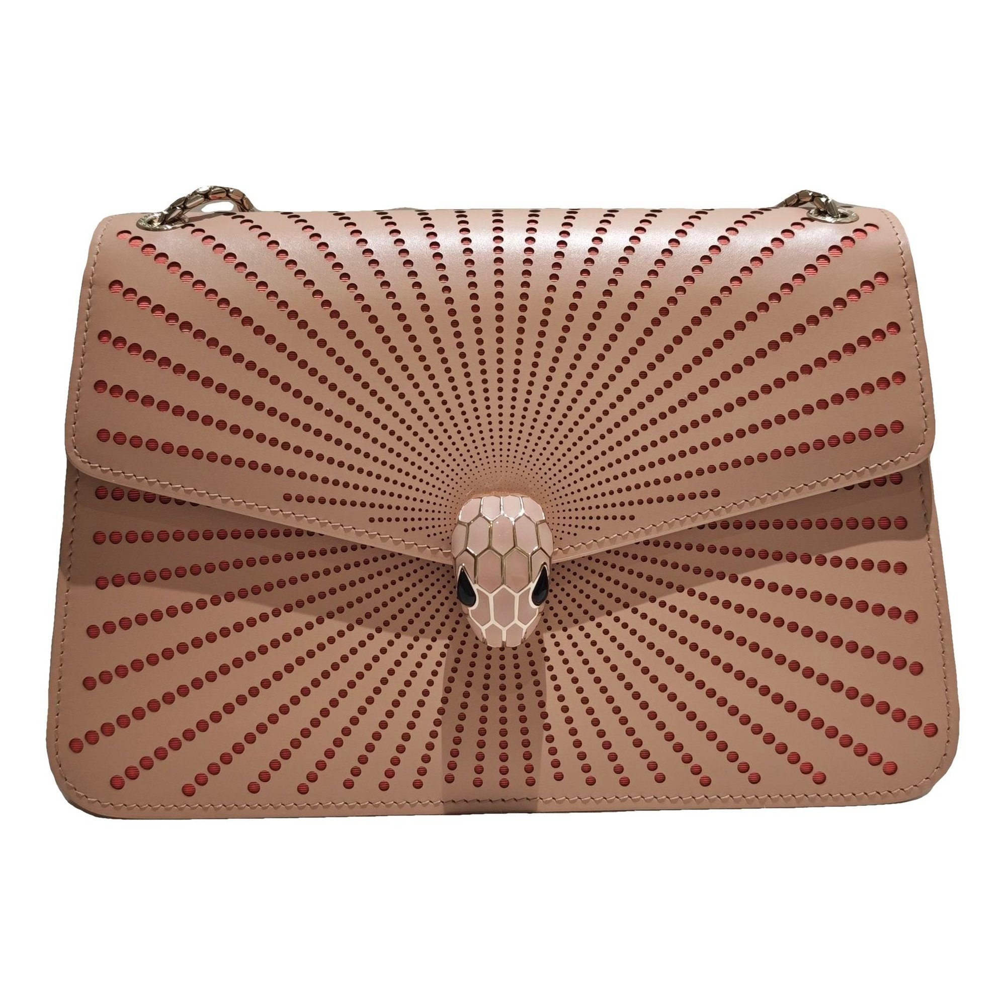 Serpenti leather handbag