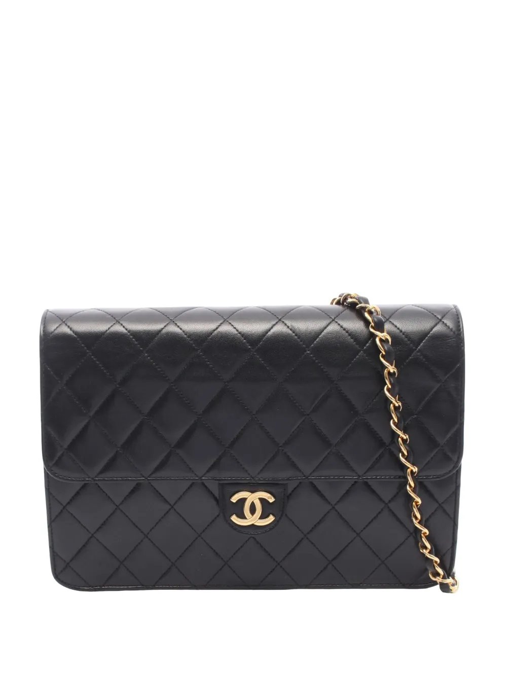 1997-1999 CC Quilted Lambskin Single Flap crossbody bag