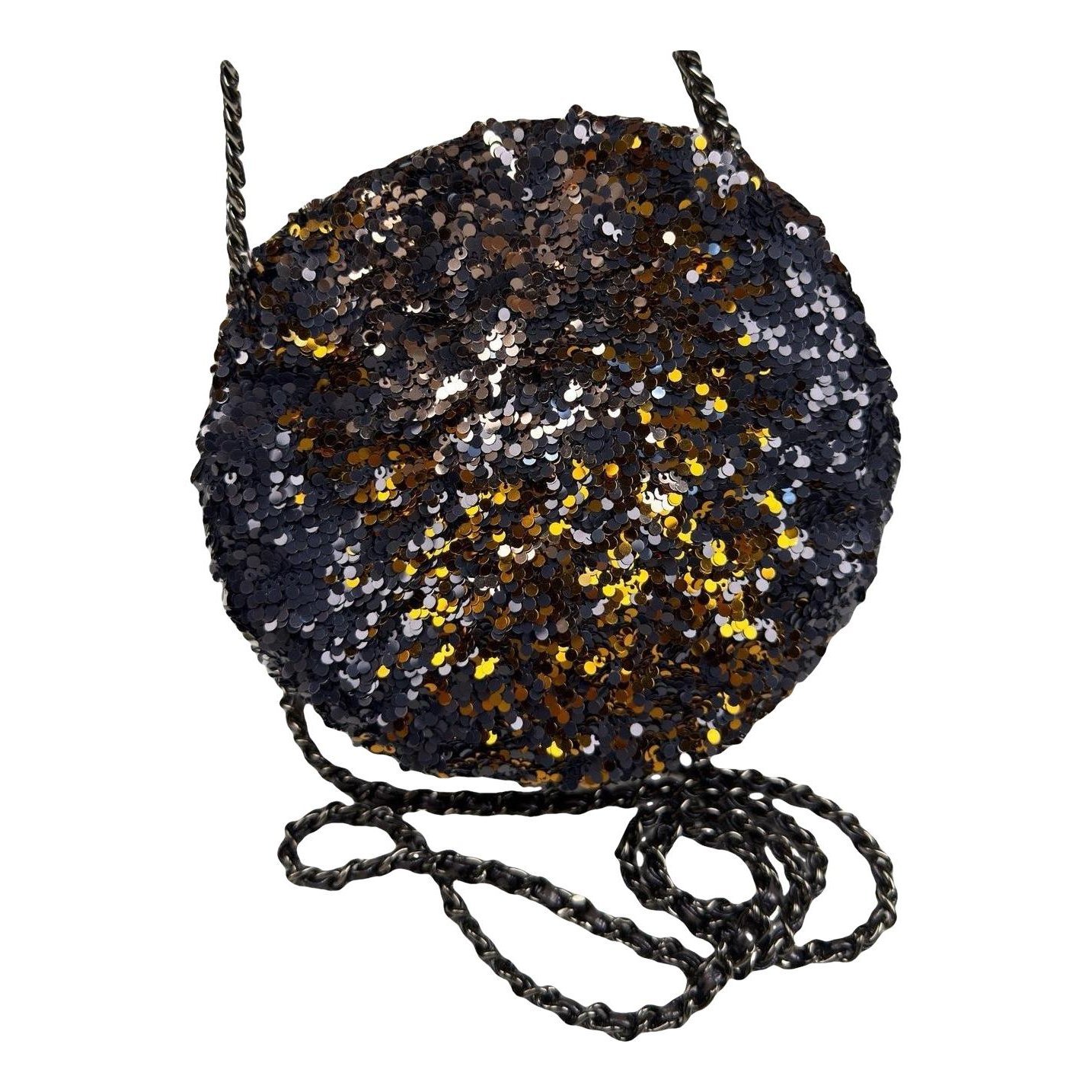 Chanel 19 glitter bag